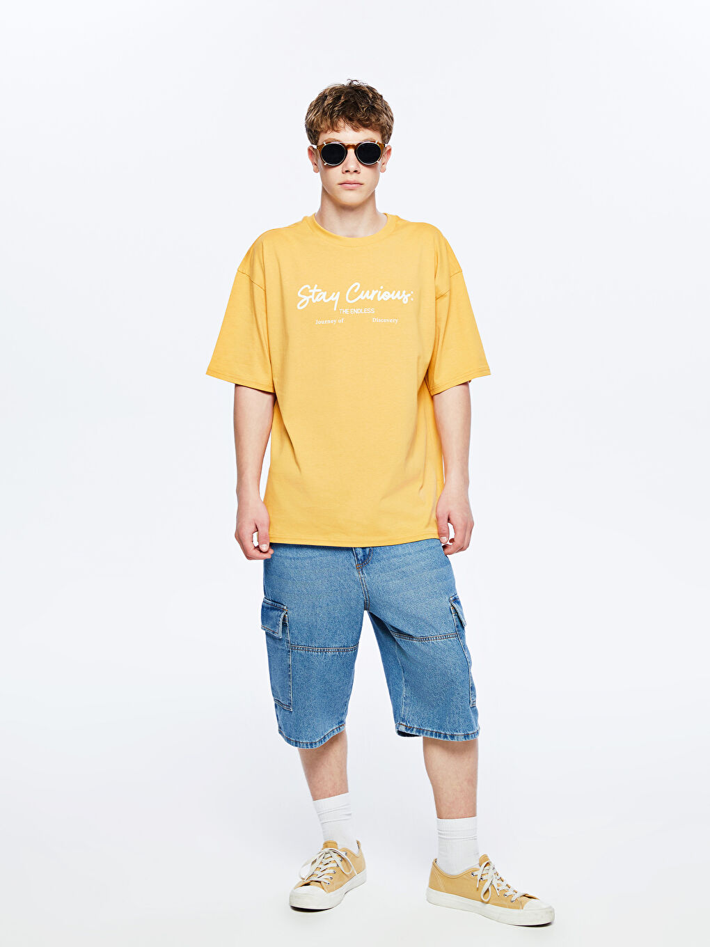 LC Waikiki Man YELLOW T-Shirt -S5R118Z4-FGK