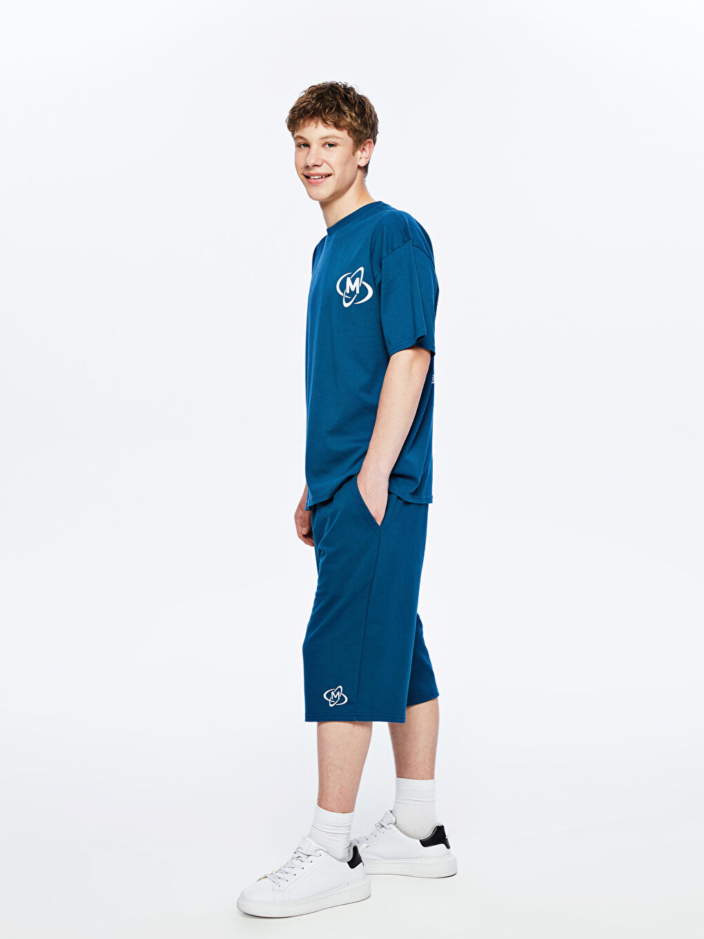 LCW Teen Teenage Boy PETROL Shorts -S5R122Z4-JRH