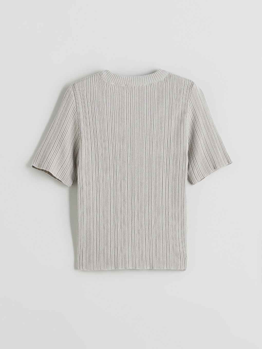 Crew Neck Textured Women's Knitwear Sweater -S5R124Z8-13E