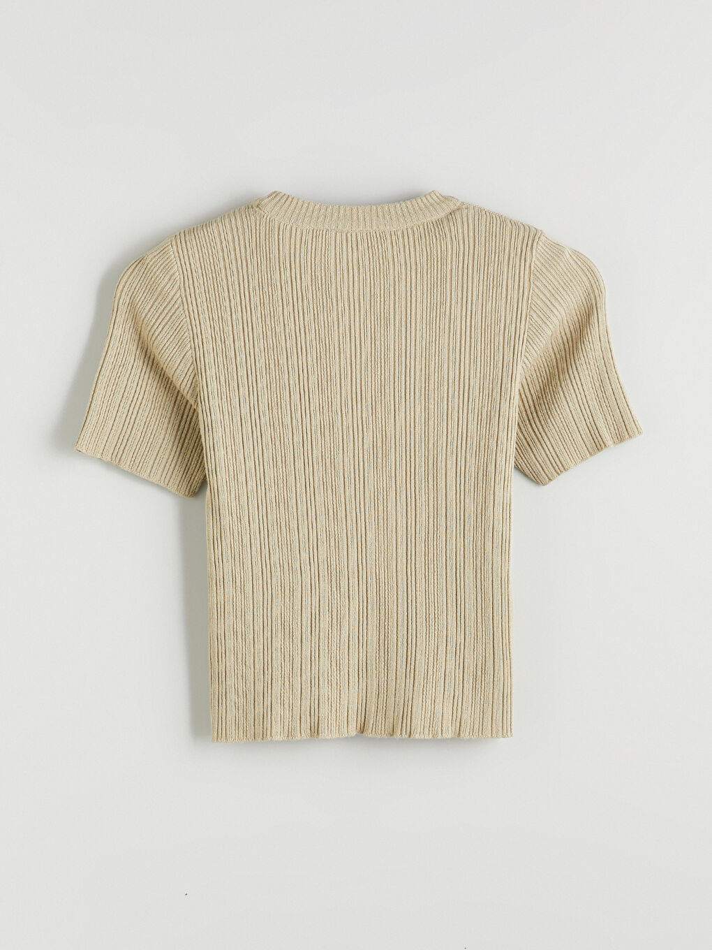 Crew Neck Textured Women's Knitwear Sweater -S5R124Z8-K8X