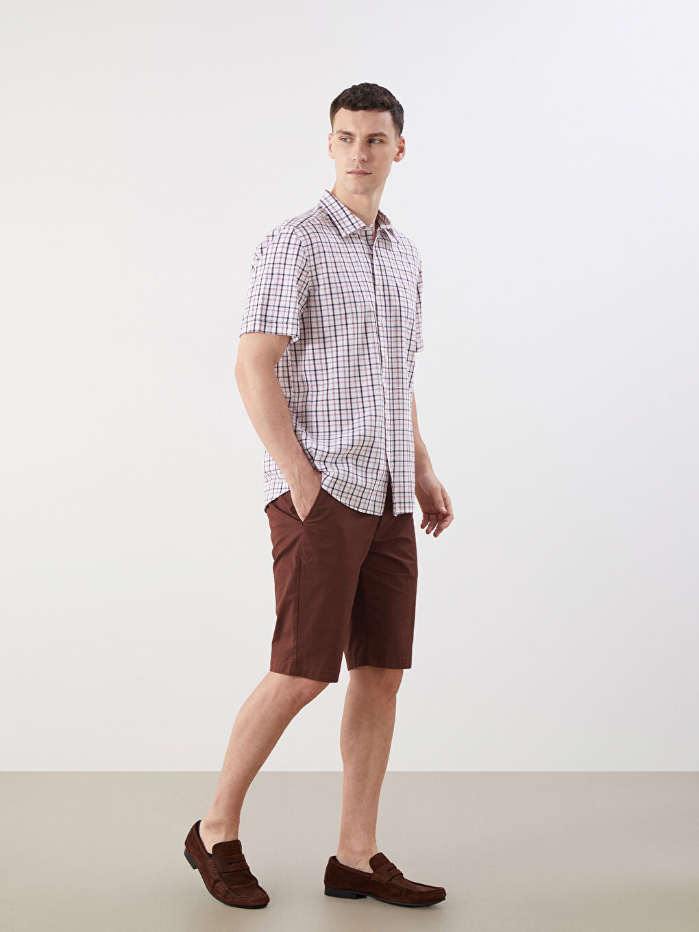 LCWAIKIKI Classic Standard Fit Men's Shorts -S5R129Z8-18V