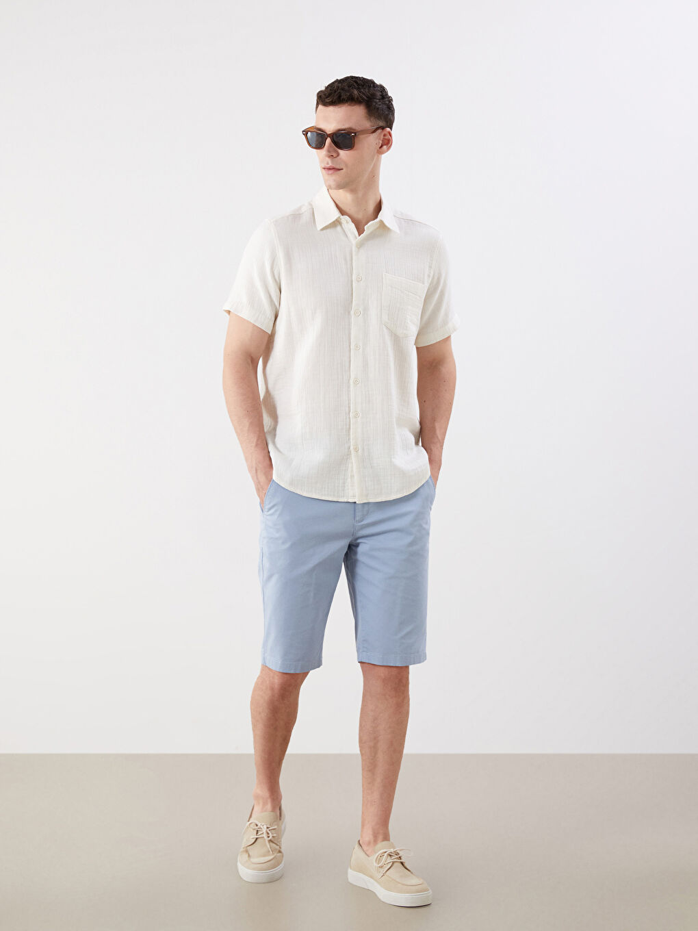 LCWAIKIKI Classic Standard Fit Men's Shorts -S5R129Z8-KAA