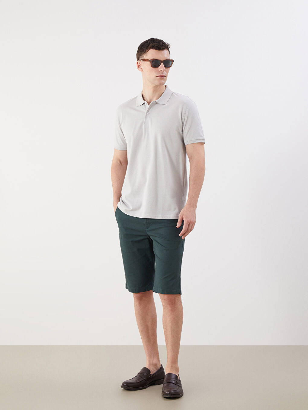 LCWAIKIKI Classic Standard Fit Men's Shorts -S5R129Z8-PQ3