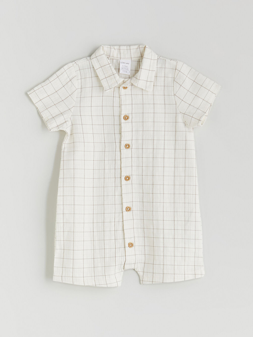 LCW baby Baby Boy ECRU Jumpsuit -S5R131Z1-LRA