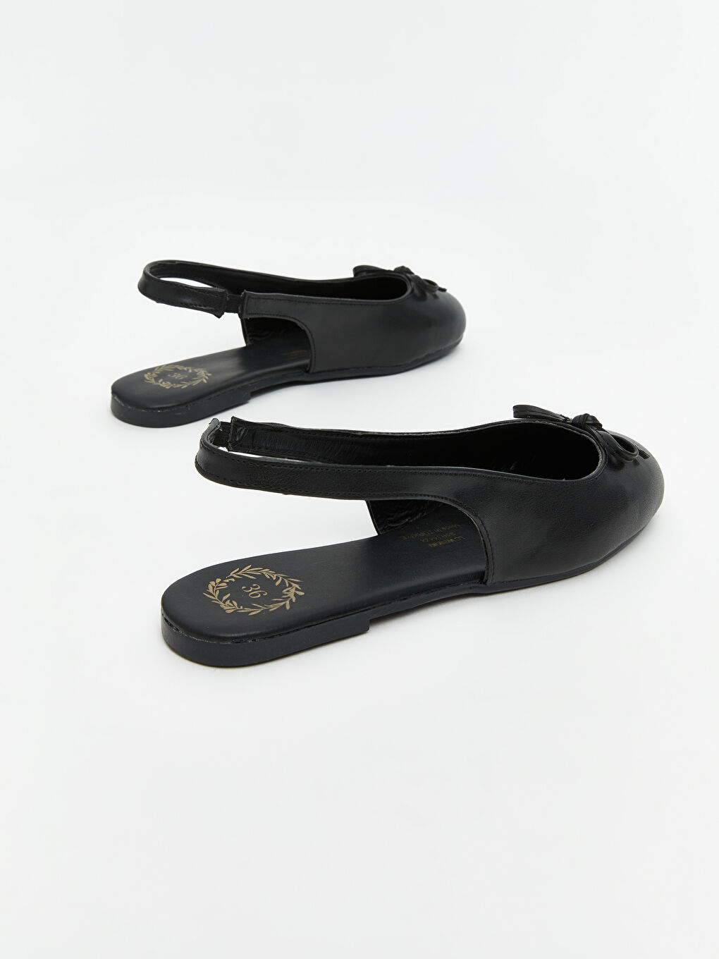 Siyah Fiyonk Detaylı Kız Çocuk Babet-4