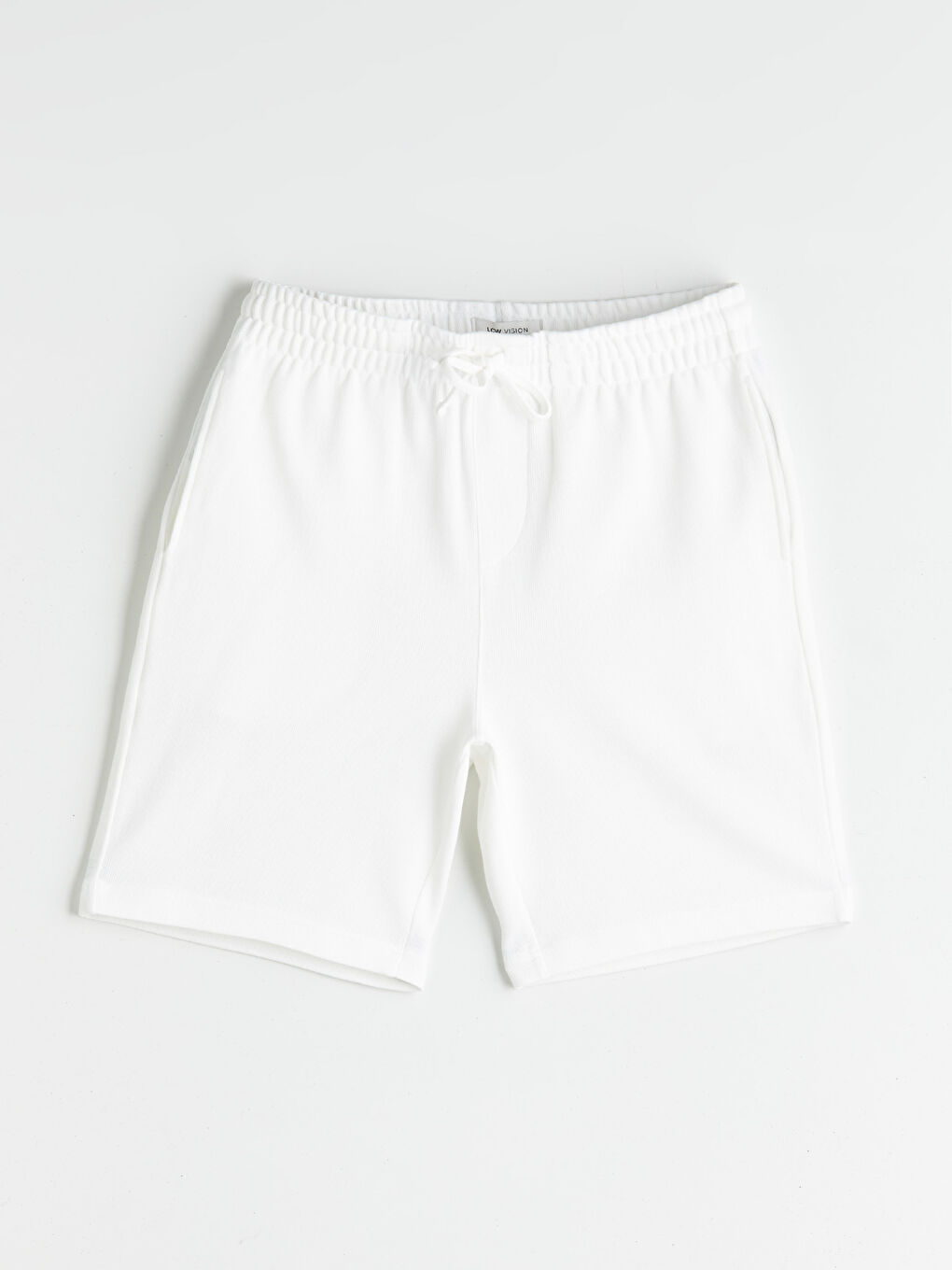 Ekru Standart Kalıp Erkek Şort-4