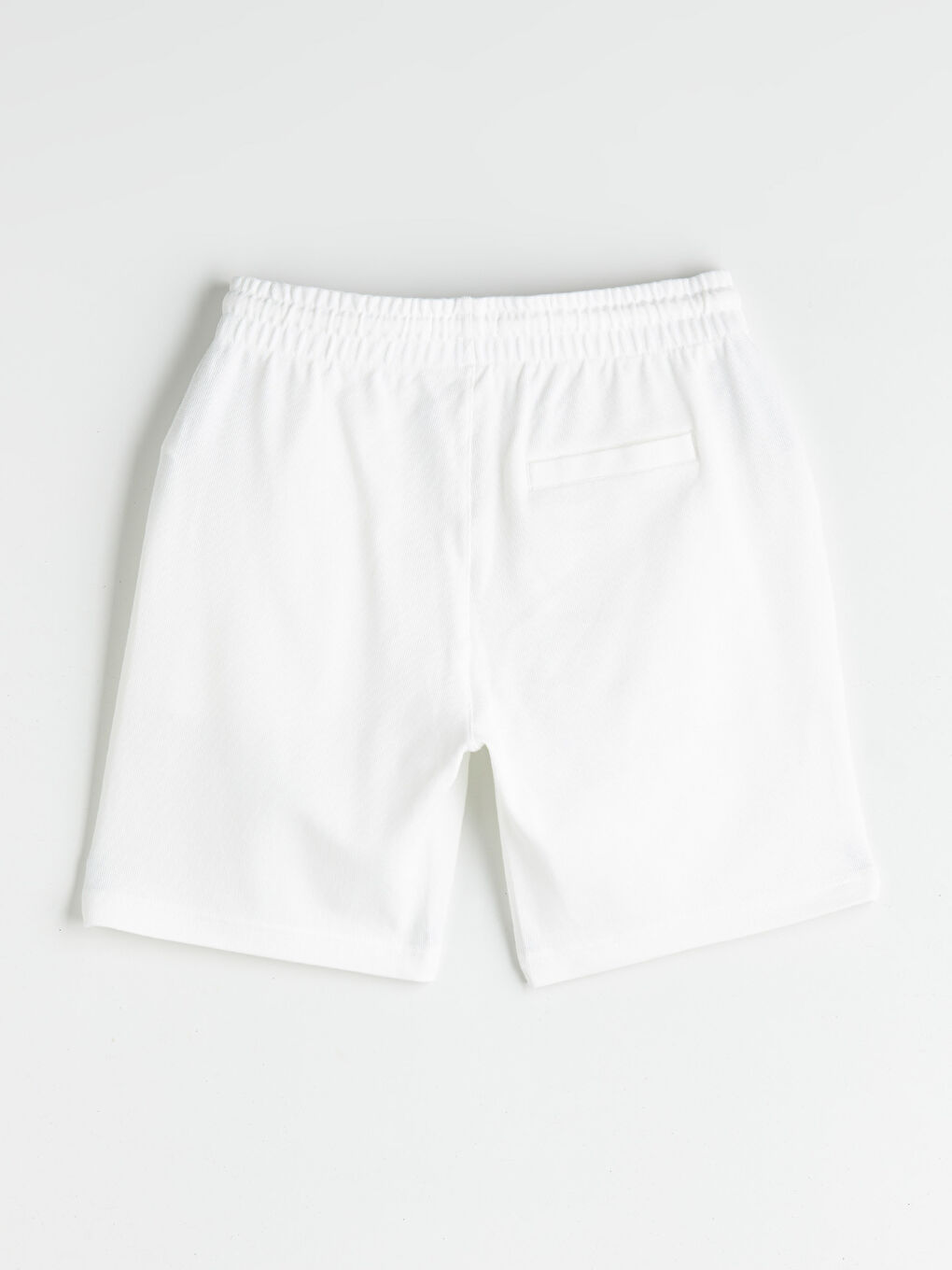 Ekru Standart Kalıp Erkek Şort-5