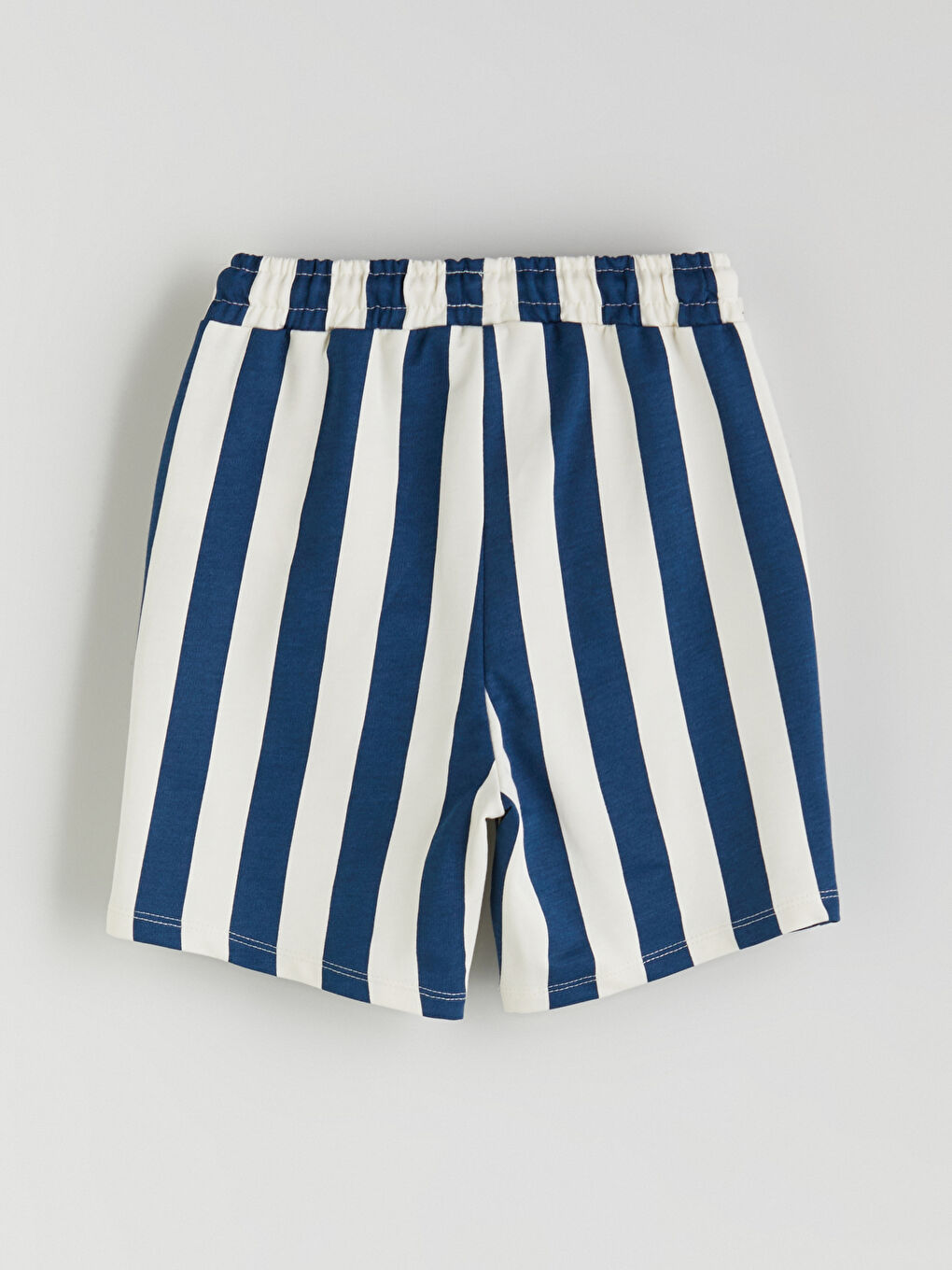 LCW Kids Elasticated Waist Striped Boys' Shorts -S5R161Z1-LGB