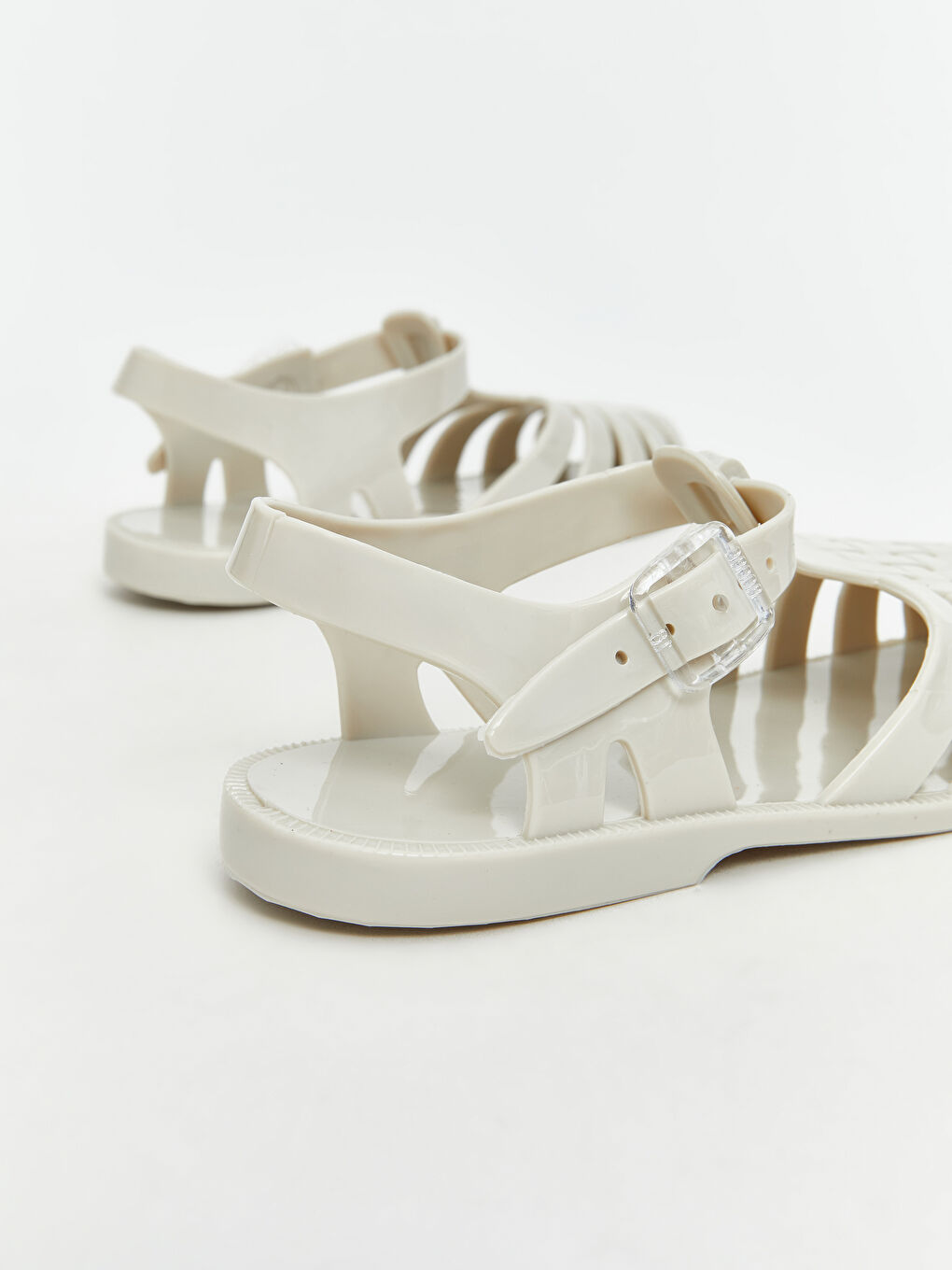 Bej Kız Çocuk Plaj Sandaleti-4