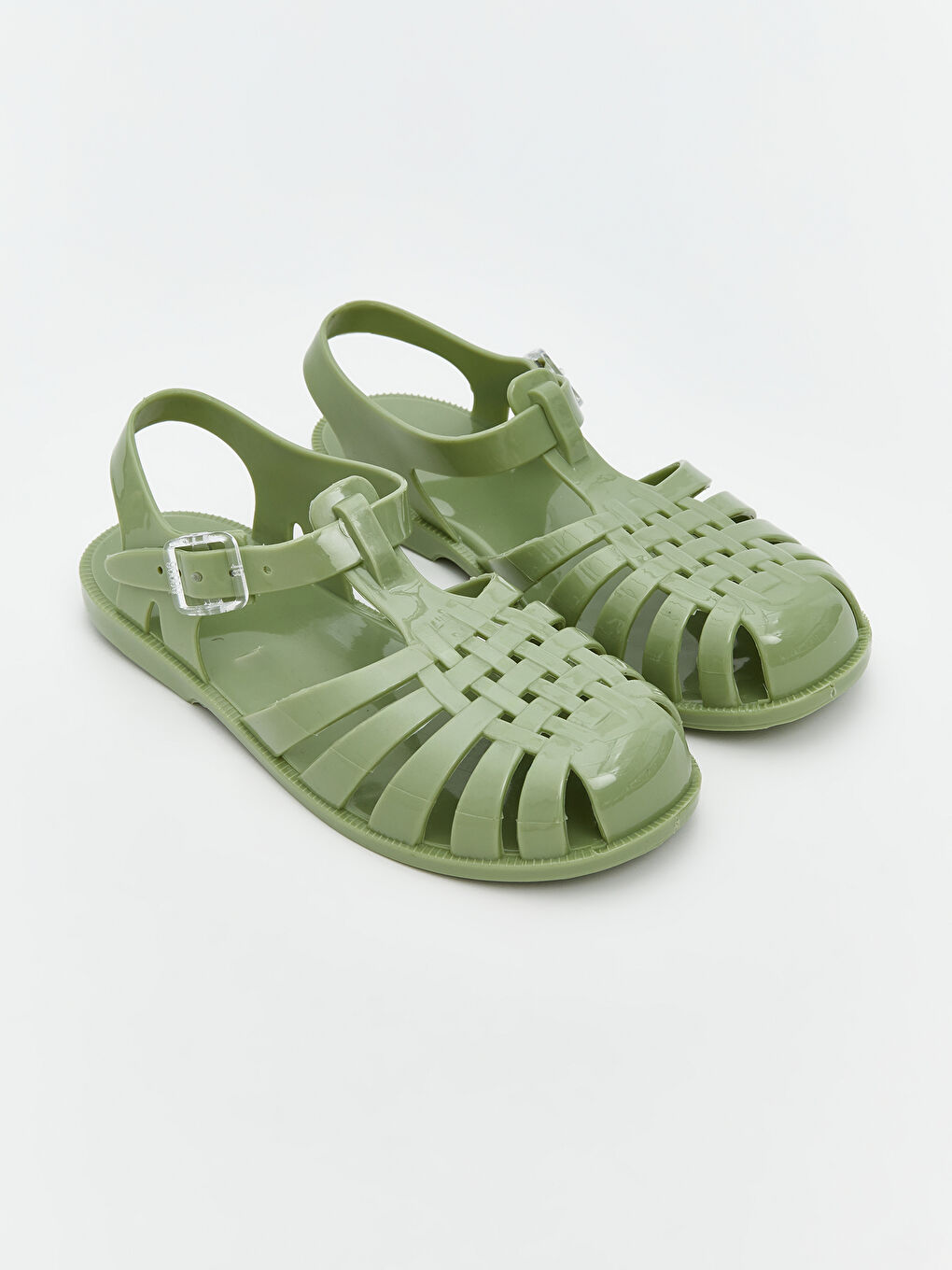 Yeşil Kız Çocuk Plaj Sandaleti
