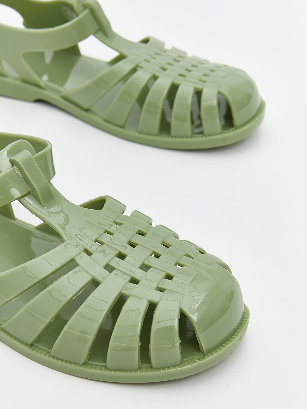 Yeşil Kız Çocuk Plaj Sandaleti-2