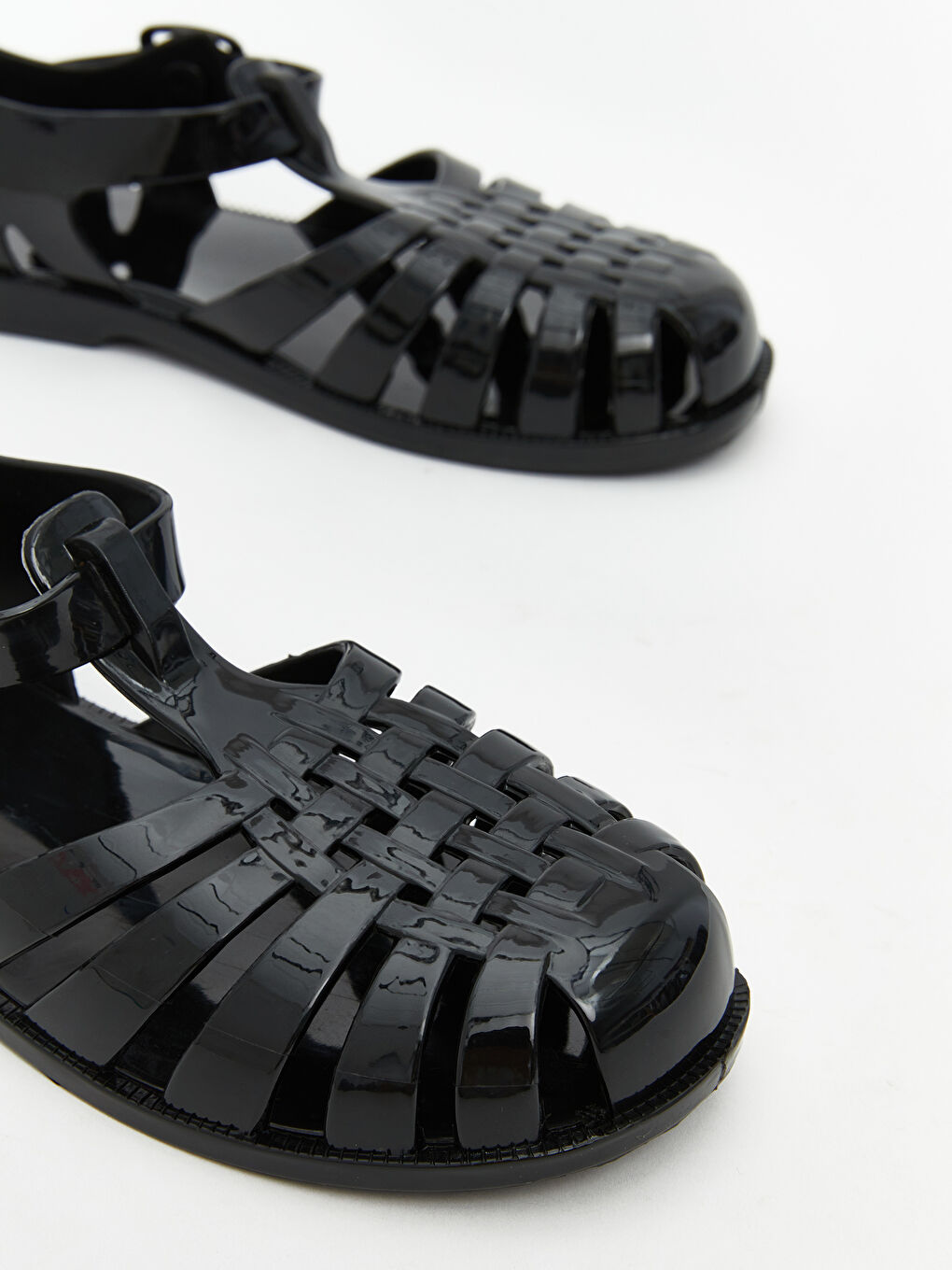 Siyah Kız Çocuk Plaj Sandaleti-2