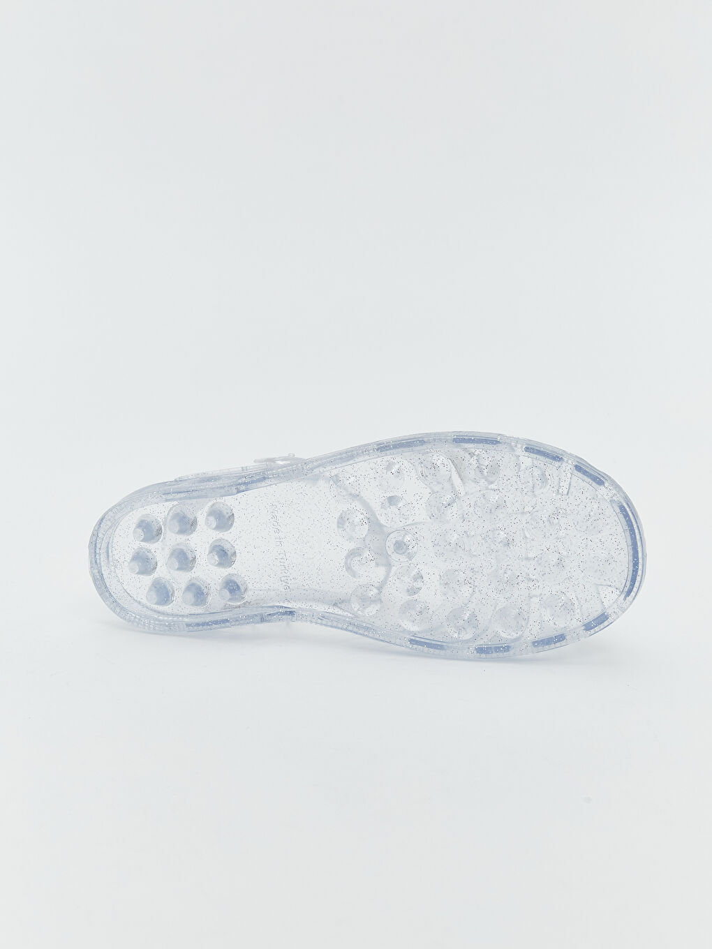 Renksiz Kız Çocuk Plaj Sandaleti-3