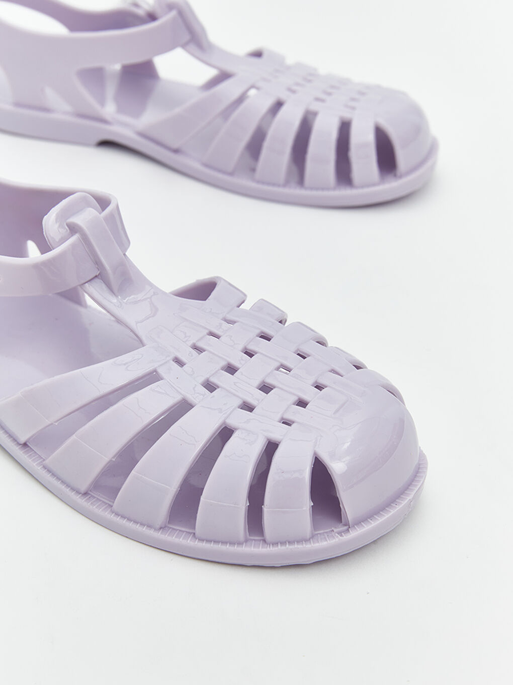 Lila Kız Çocuk Plaj Sandaleti-2