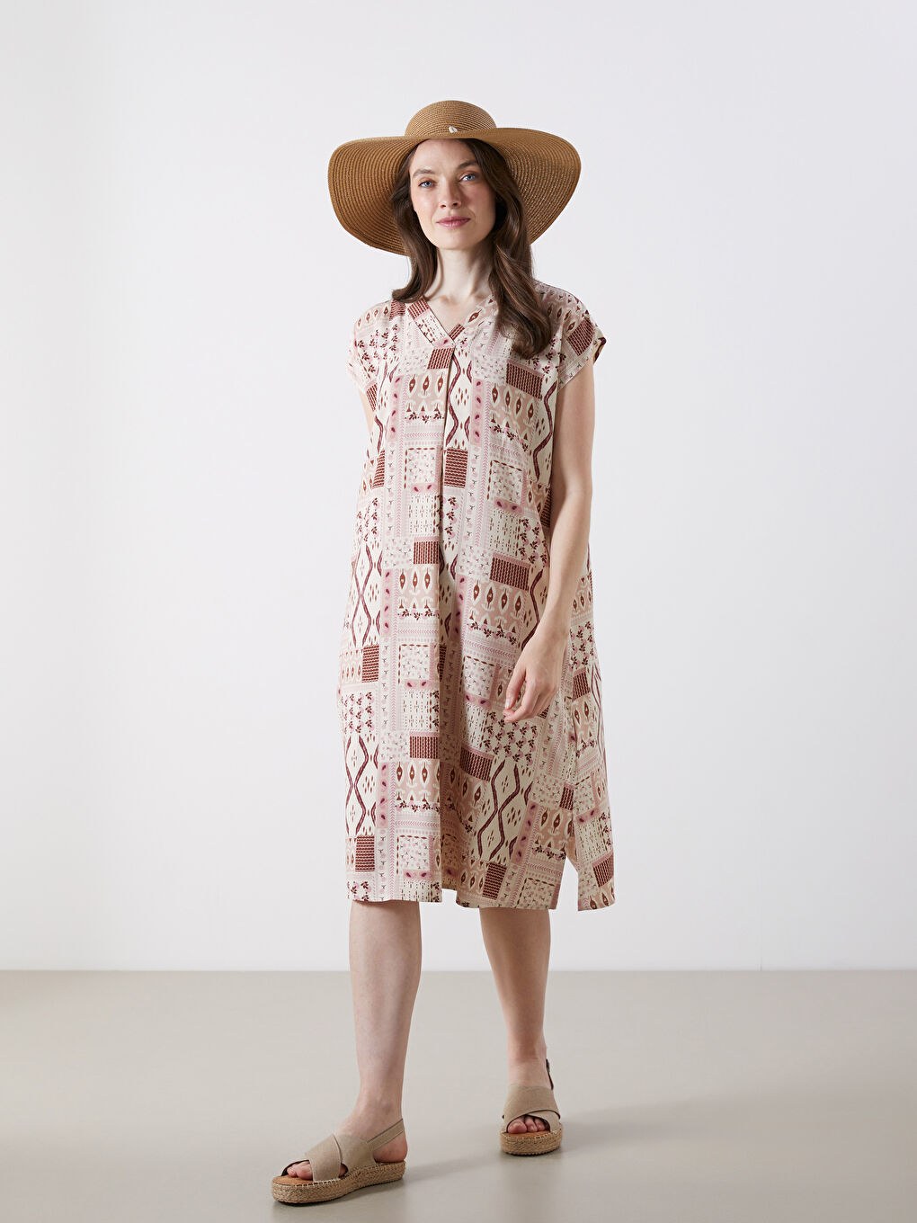 Woman ECRU Dress -S5R178Z8-LRA