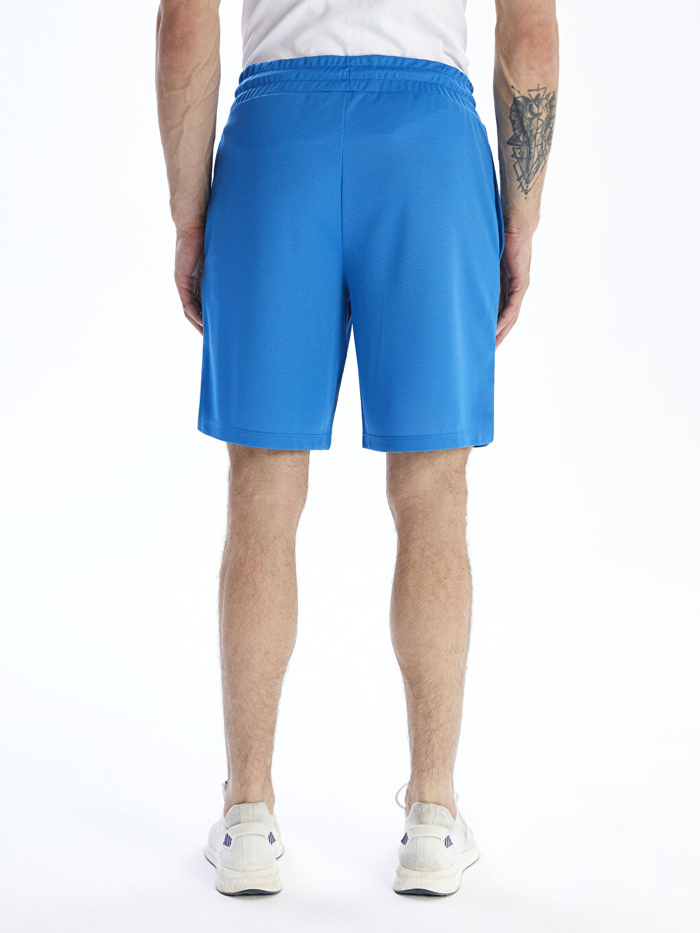 Mavi Standart Kalıp Erkek Spor Şort-3