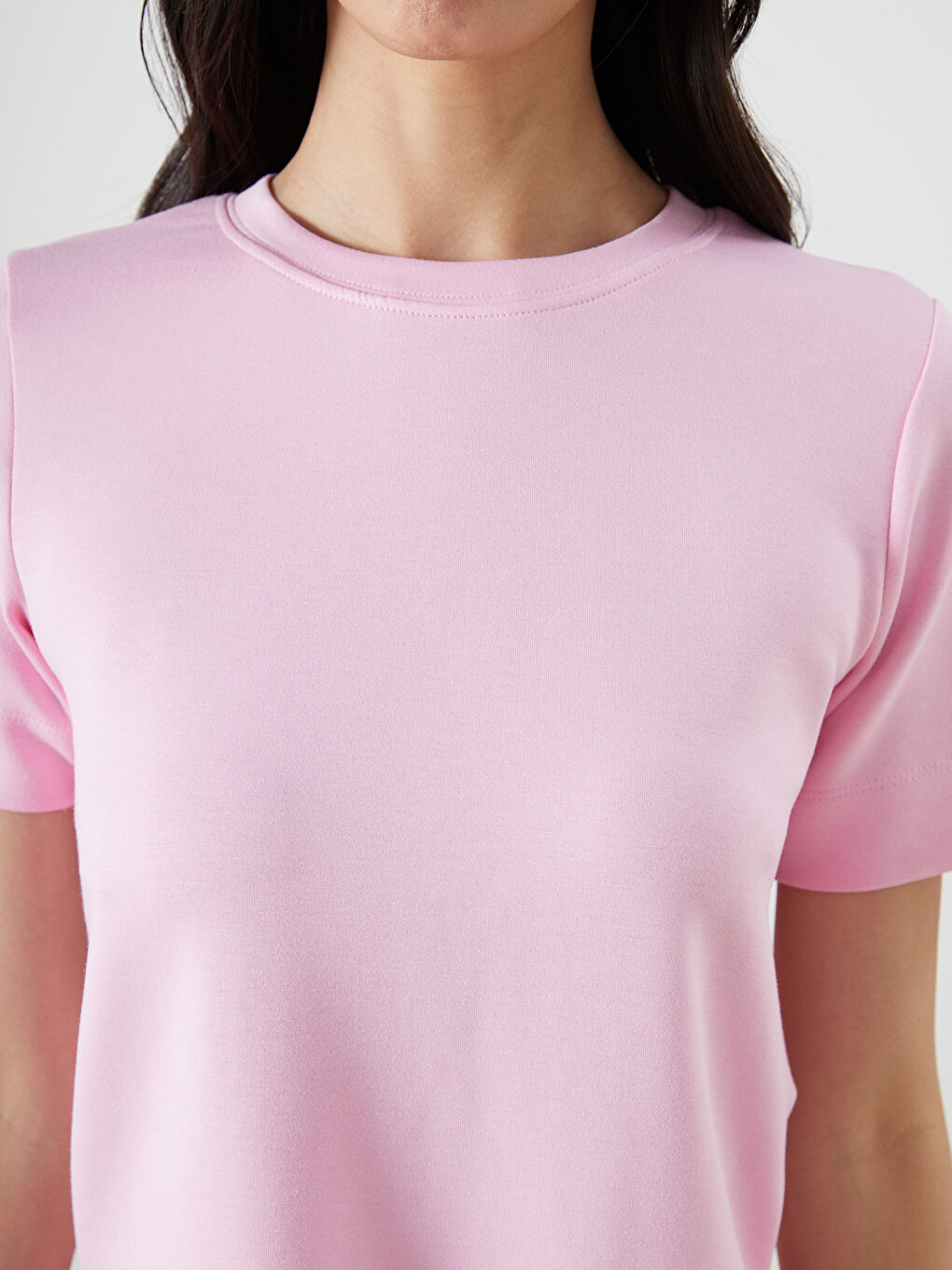 LCW Vision Crew Neck Women's T-Shirt -S5R187Z8-QY8