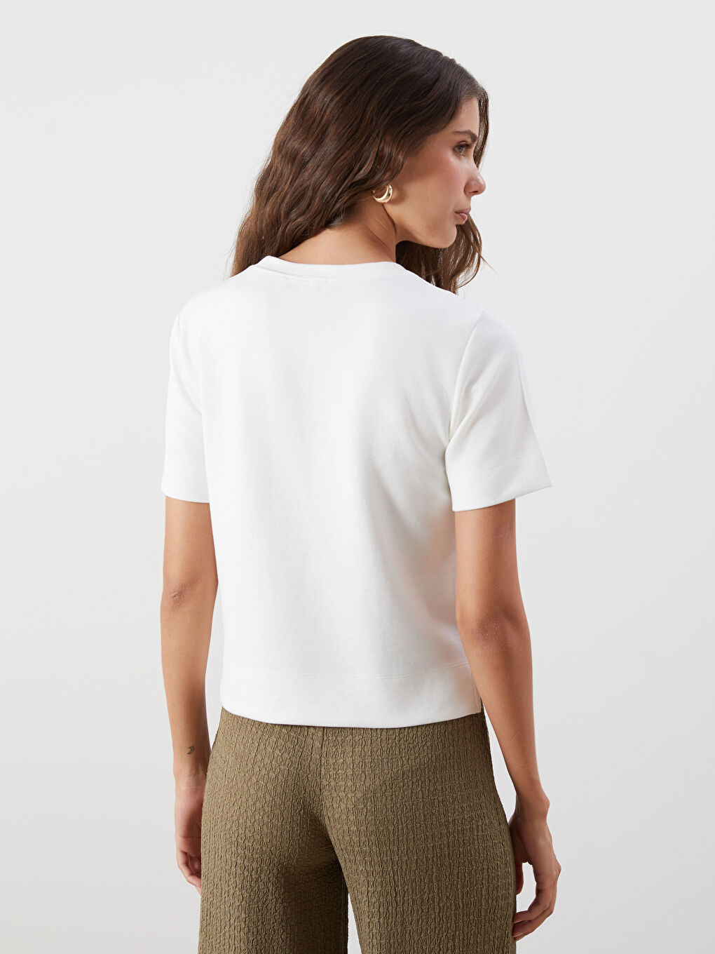 LCW Vision Crew Neck Women's T-Shirt -S5R187Z8-R9J