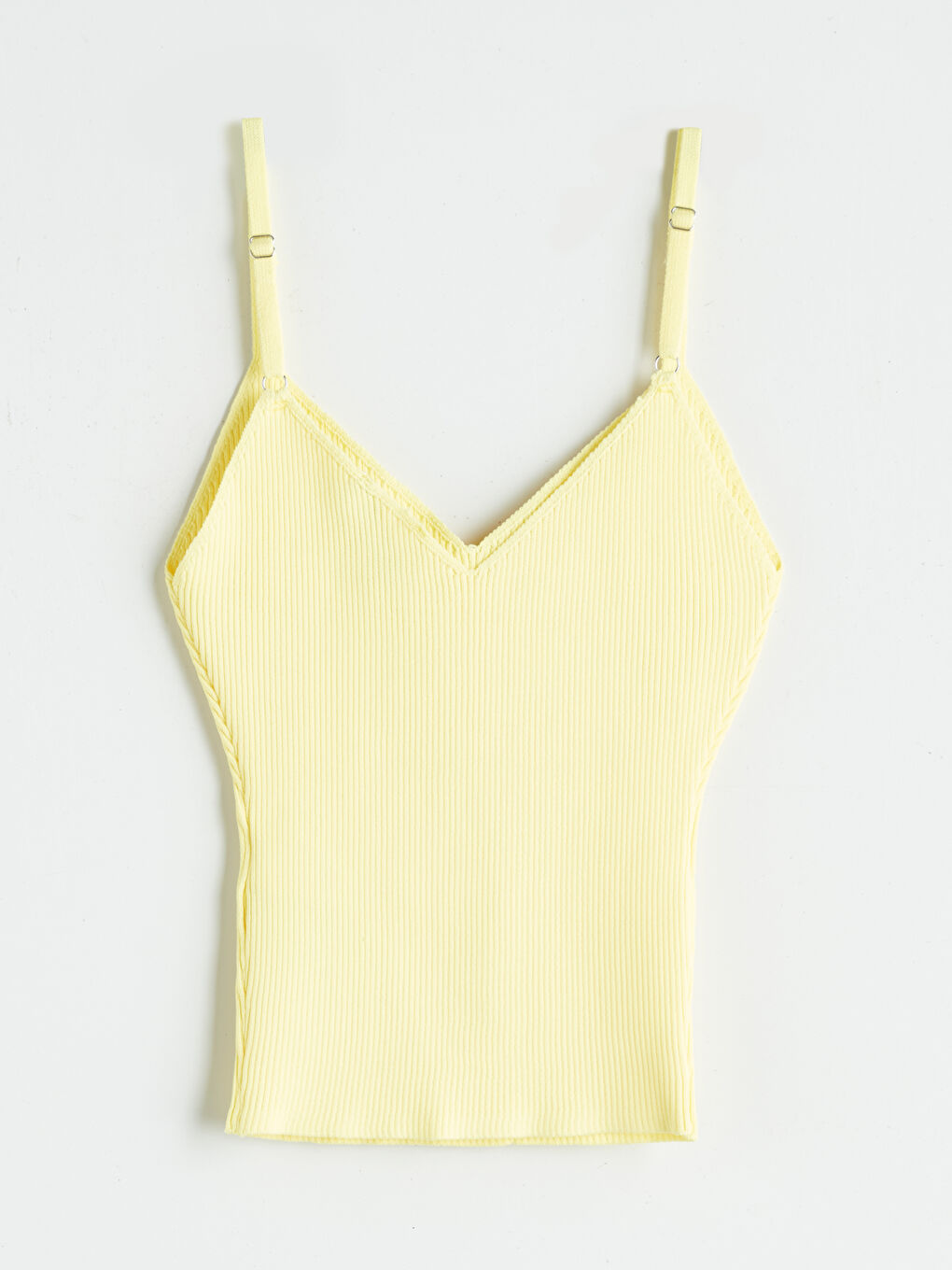 LCW Vision V Neck Women's Knitwear Tank Top -S5R190Z8-DR8