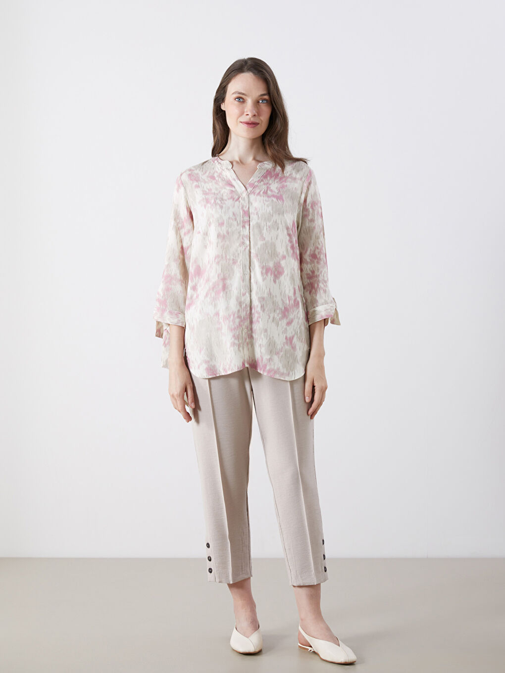 LCW Grace Woman BEIGE Shirt -S5R191Z8-LQA