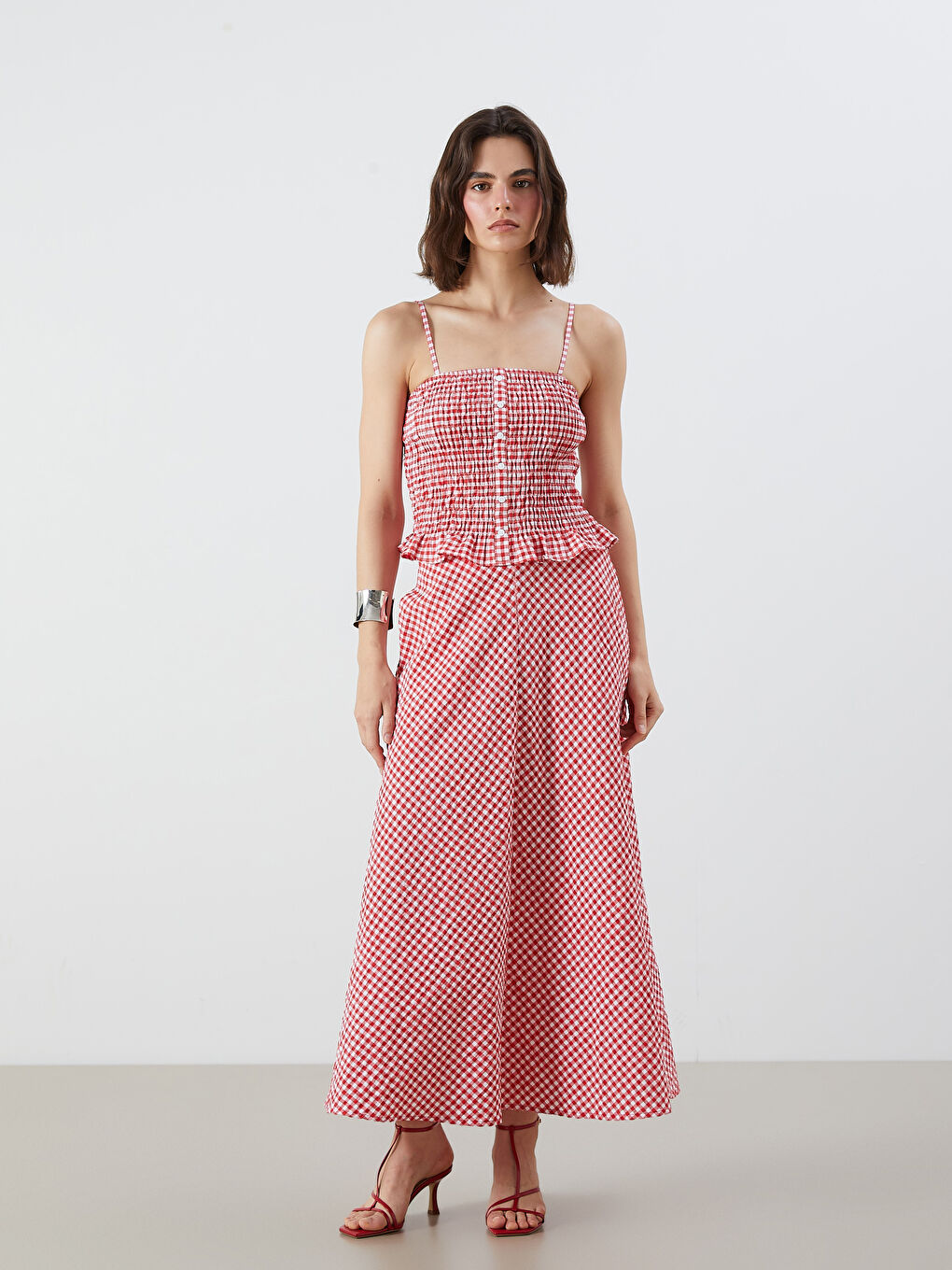 LCW Vision Woman RED Skirt -S5R208Z8-LPA