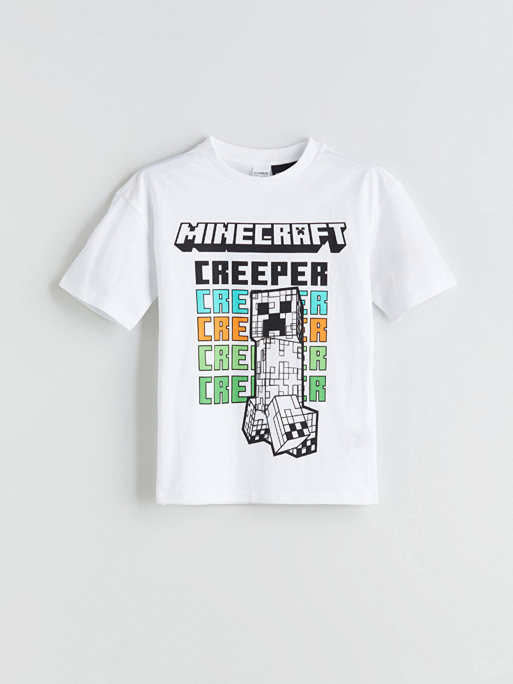 LCW Kids Тениска с кръгло деколте, отпечатана с Minecraft, за момчета -S5R219Z4-Q6K