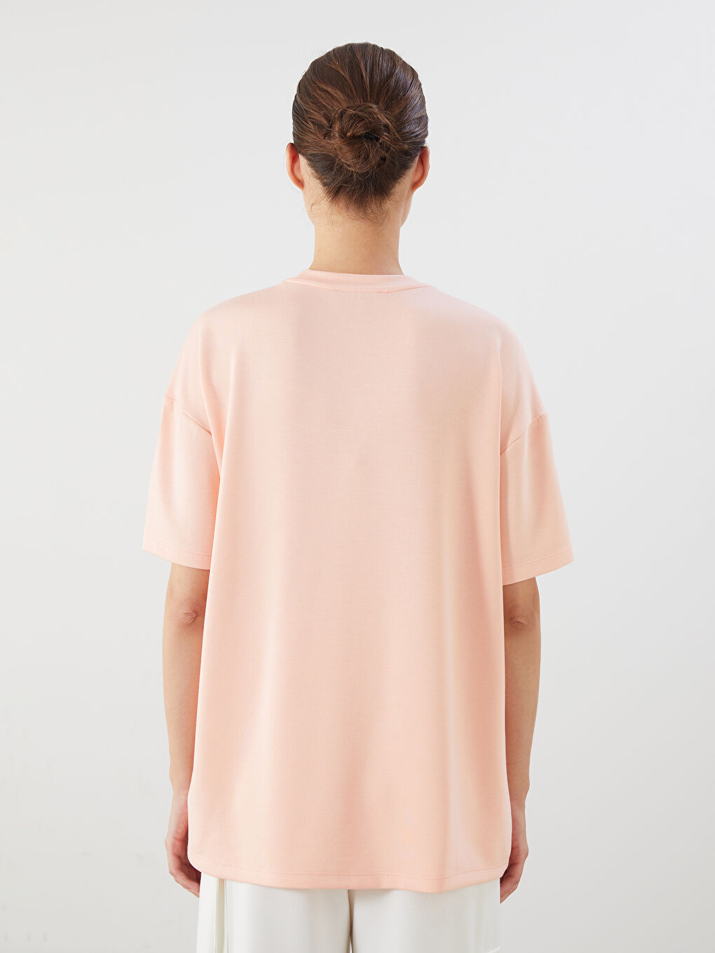 LCW Vision Crew Neck Oversize Women's T-Shirt -S5R228Z8-FZY
