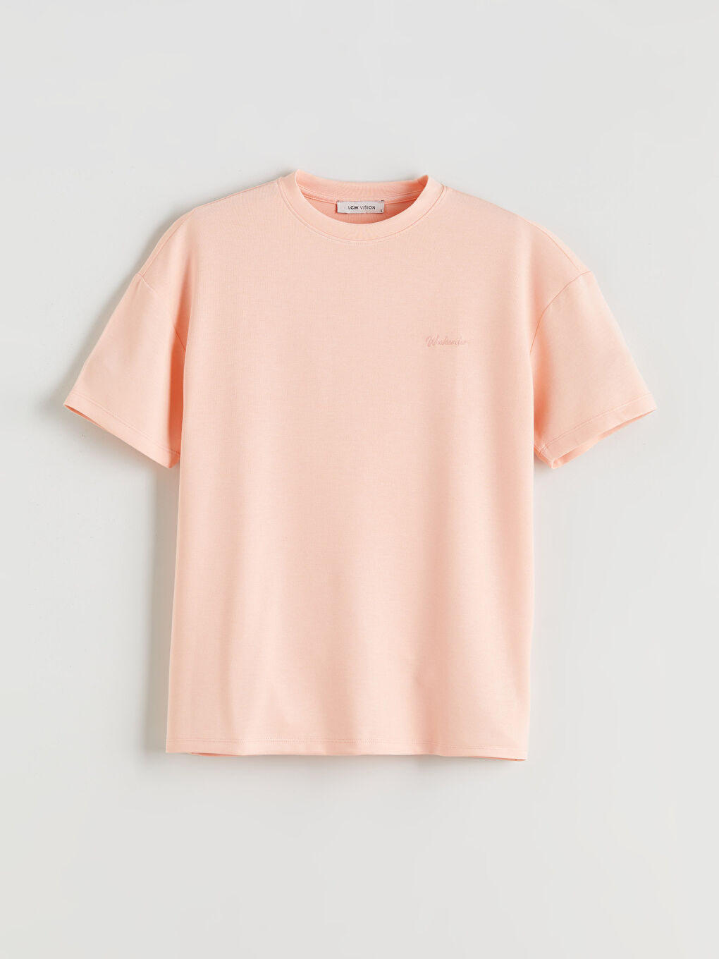 LCW Vision Crew Neck Oversize Women's T-Shirt -S5R228Z8-FZY