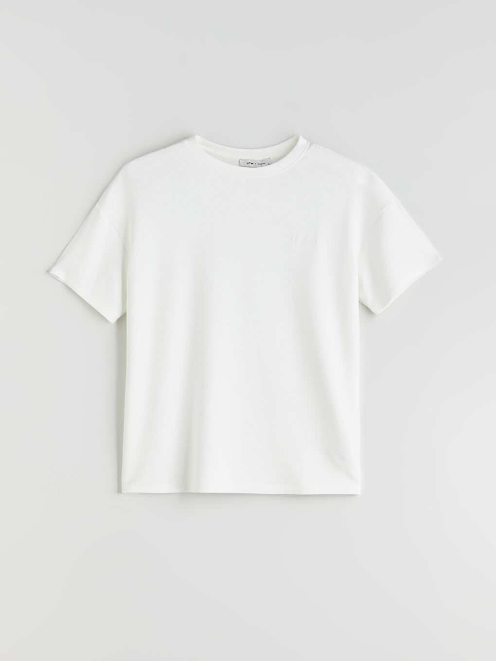 LCW Vision Crew Neck Oversize Women's T-Shirt -S5R228Z8-R9J