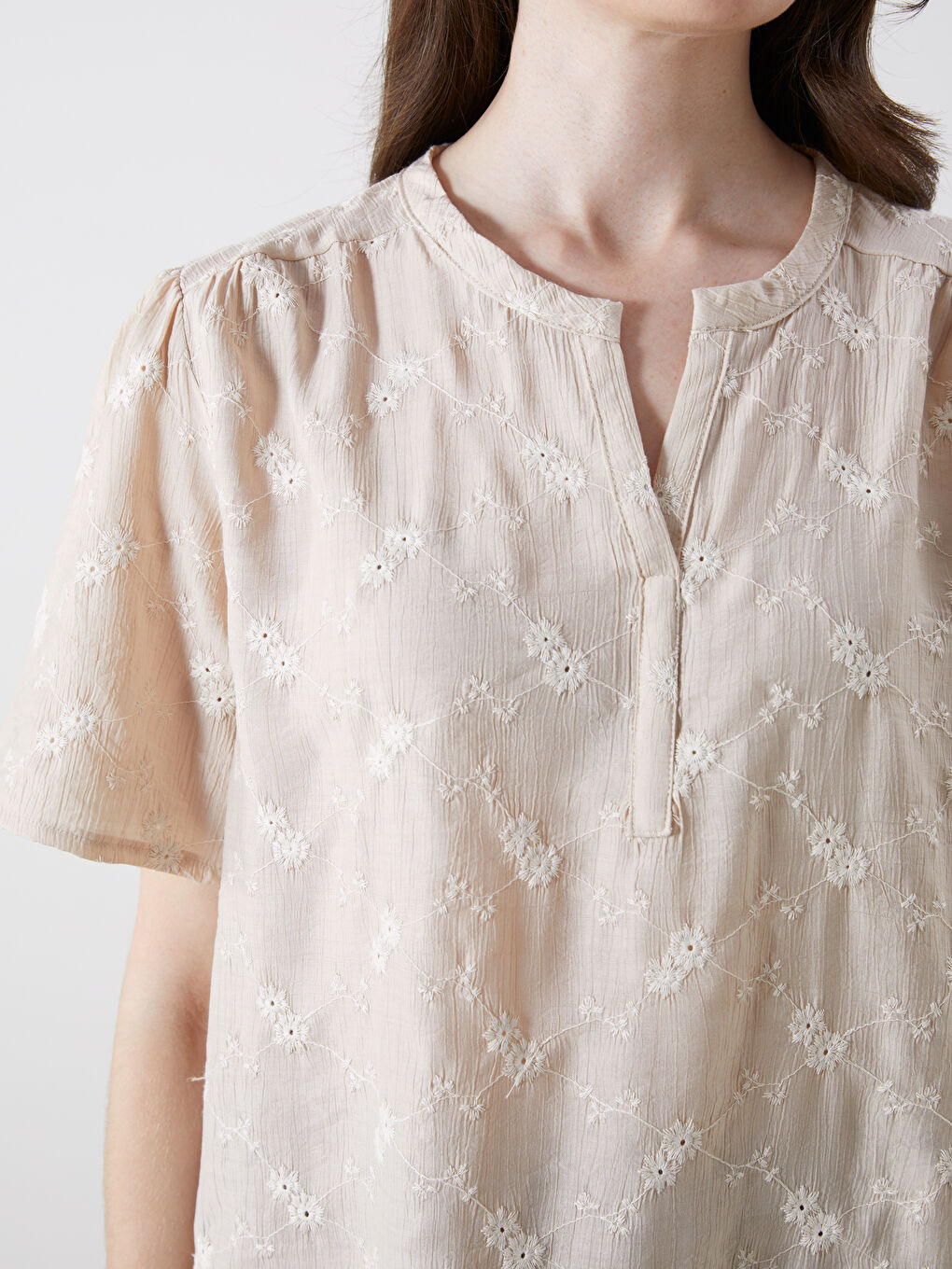 Woman ECRU Blouse -S5R229Z8-EEW