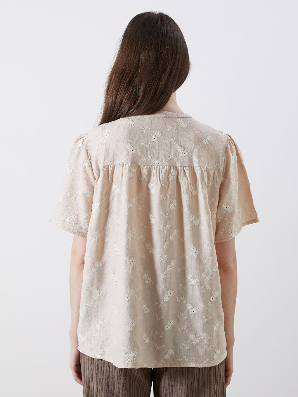 Woman ECRU Blouse -S5R229Z8-EEW