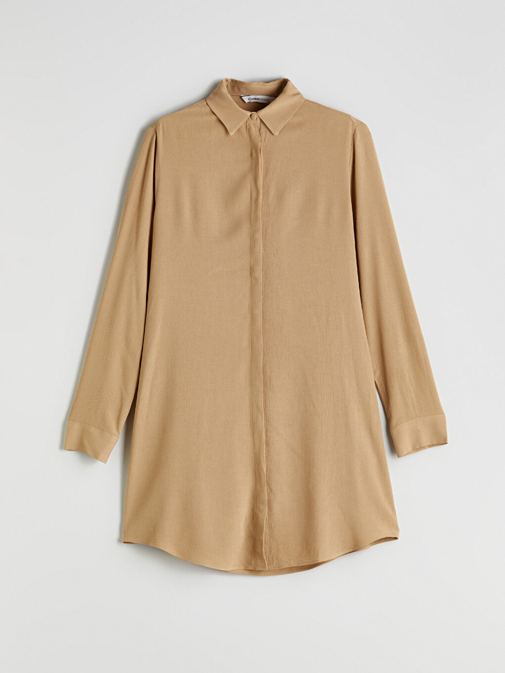 LCW Grace Crinkle Women's Shirt Tunic -S5R234Z8-DRR