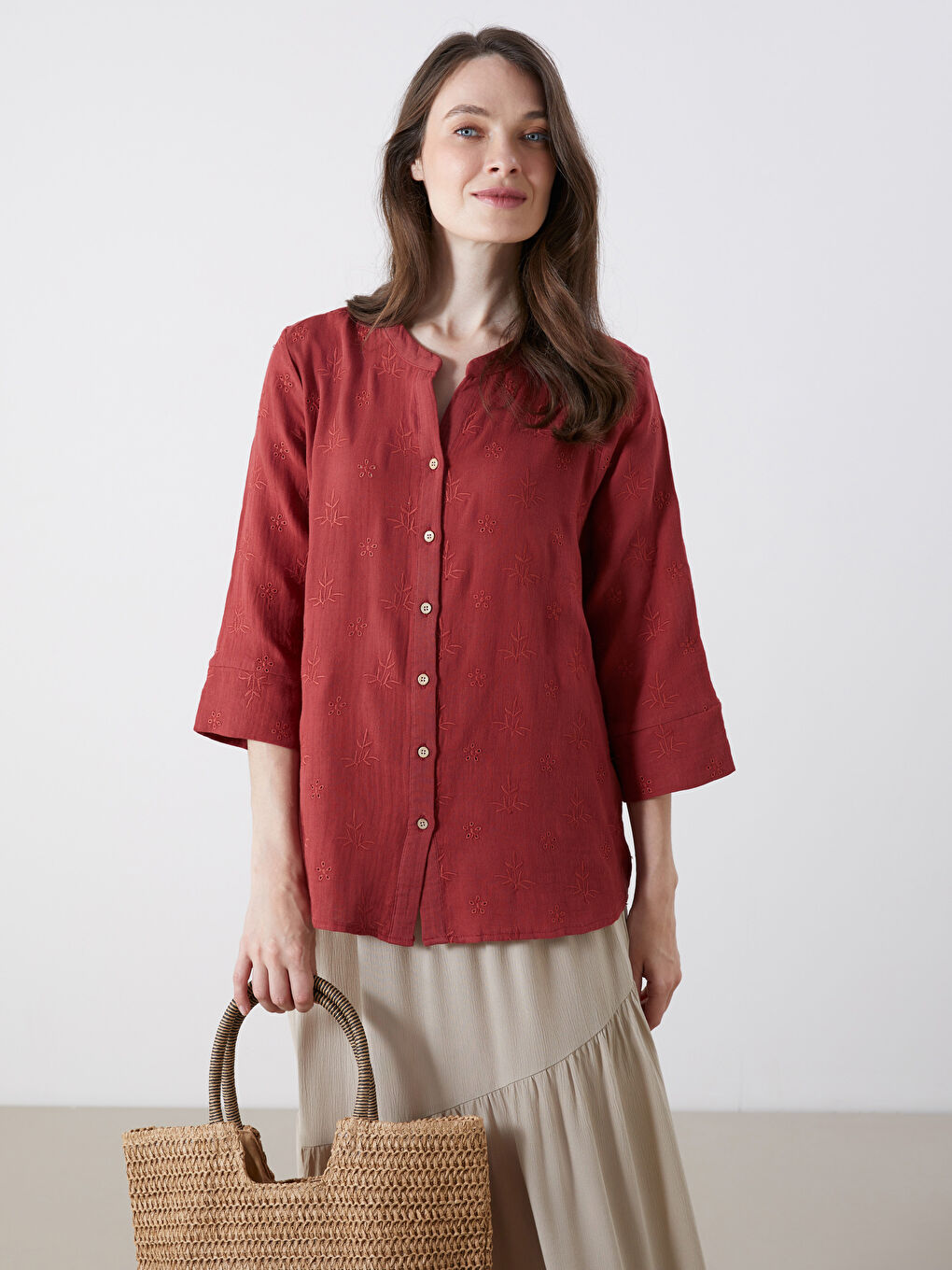 Woman ORANGE Shirt -S5R236Z8-KCN