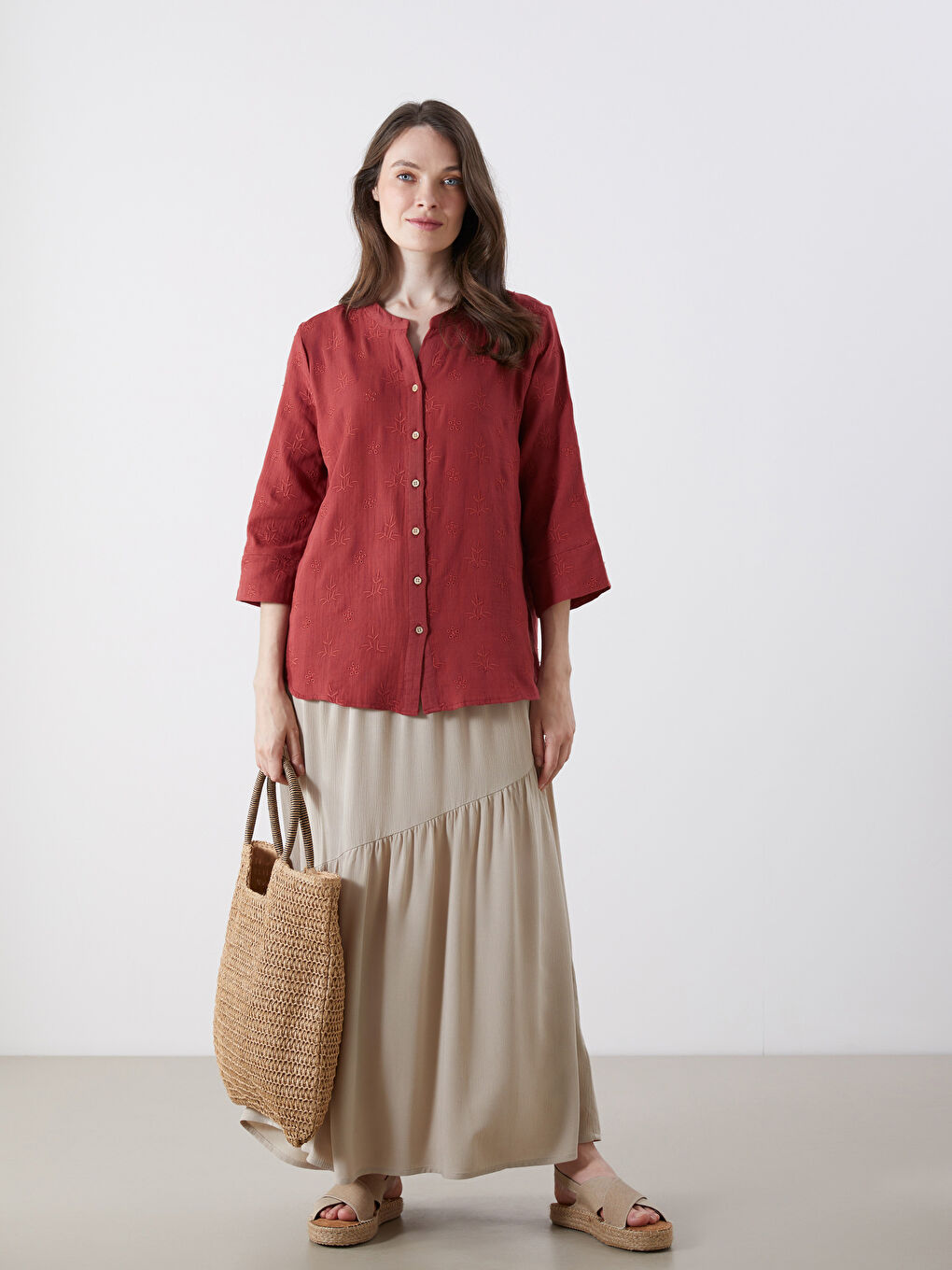 Woman ORANGE Shirt -S5R236Z8-KCN