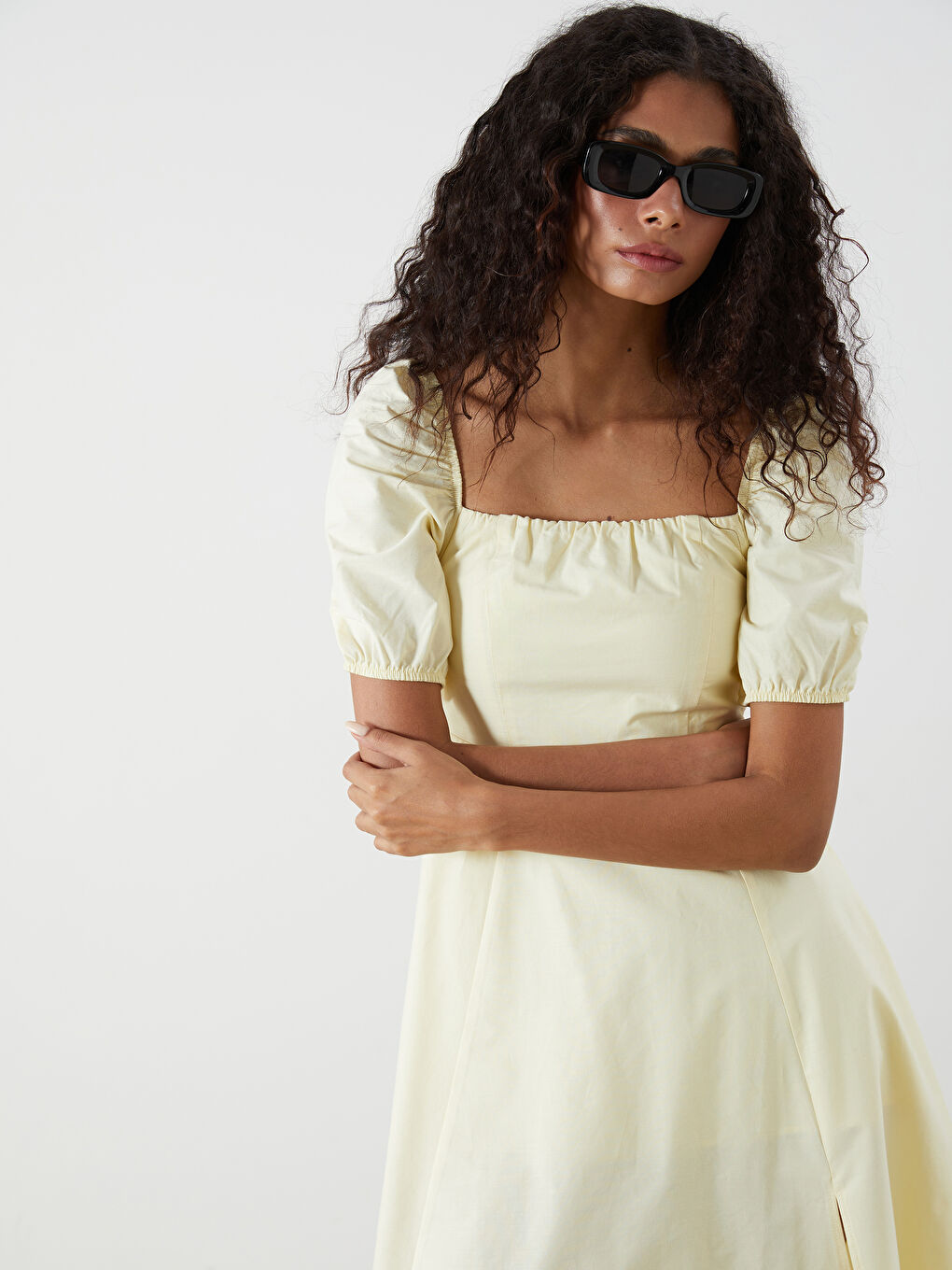 Woman YELLOW Dress -S5R237Z8-ETY