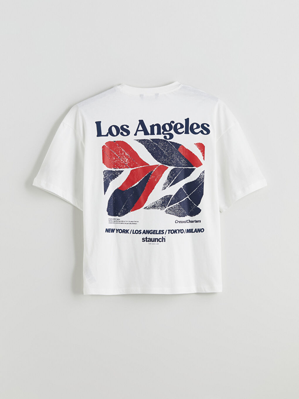 Crew Neck Printed Jersey Men's T-Shirt -S5R248Z8-EEW