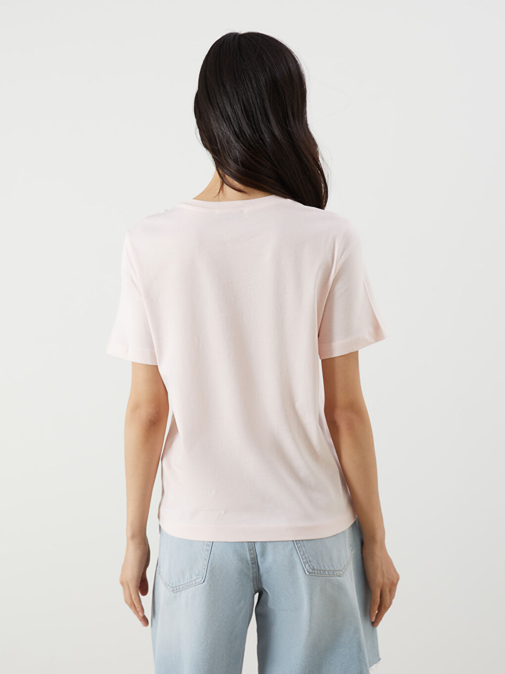 LCW Vision Woman PINK T-Shirt -S5R257Z8-FYX