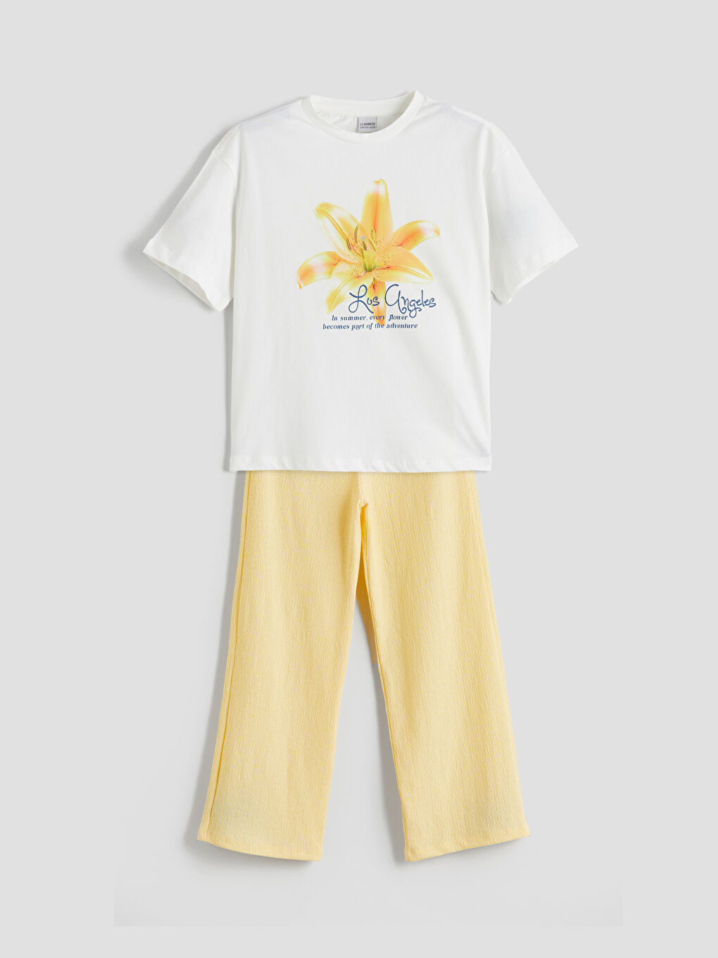 LCW Kids Girl ECRU Set -S5R259Z4-R9J