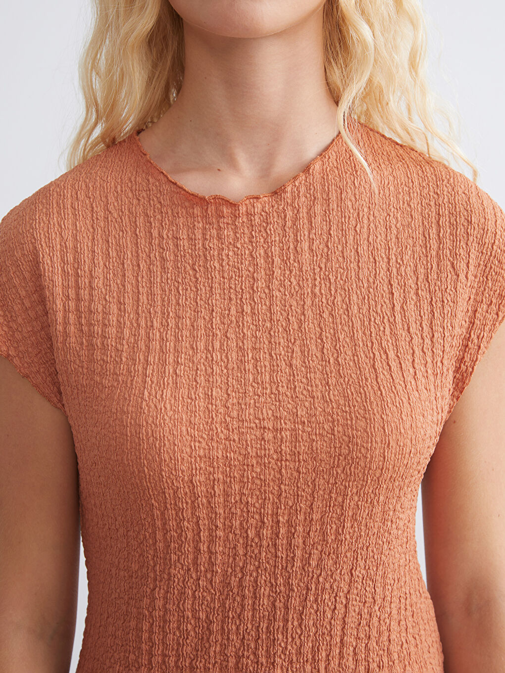 XSIDE Corps Texturé à Col Cheminée pour Femmes -S5R260Z8-L5S