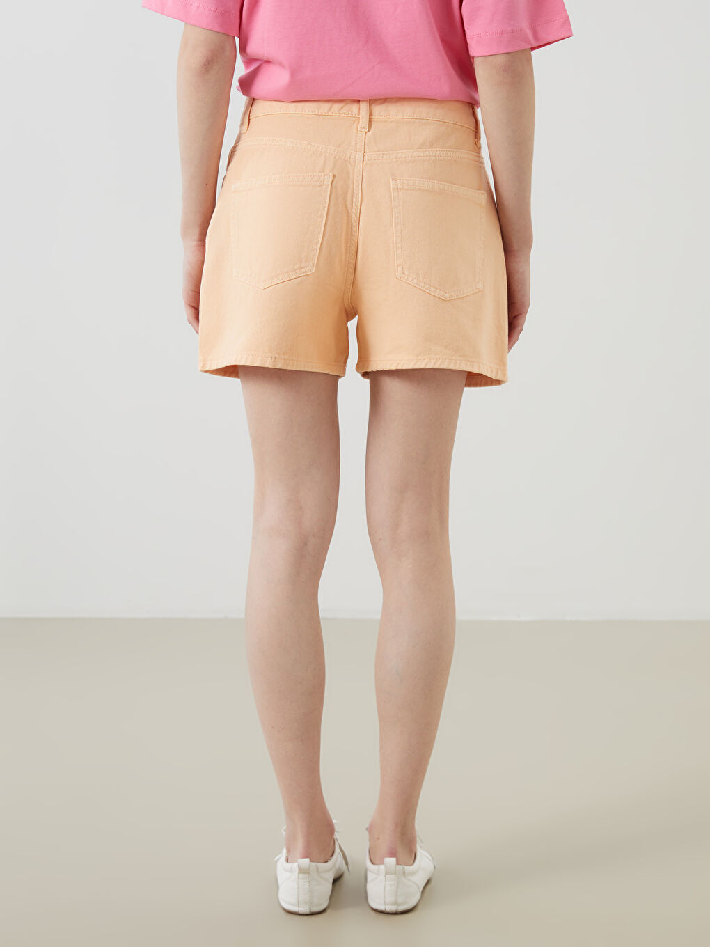 Regular Fit Women's Denim Shorts -S5R263Z8-GA0