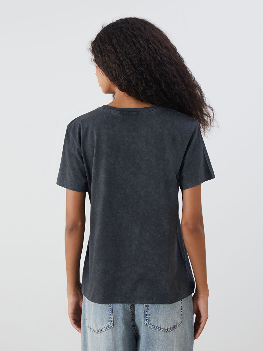 Woman ANTHRACITE T-Shirt -S5R264Z8-VDL