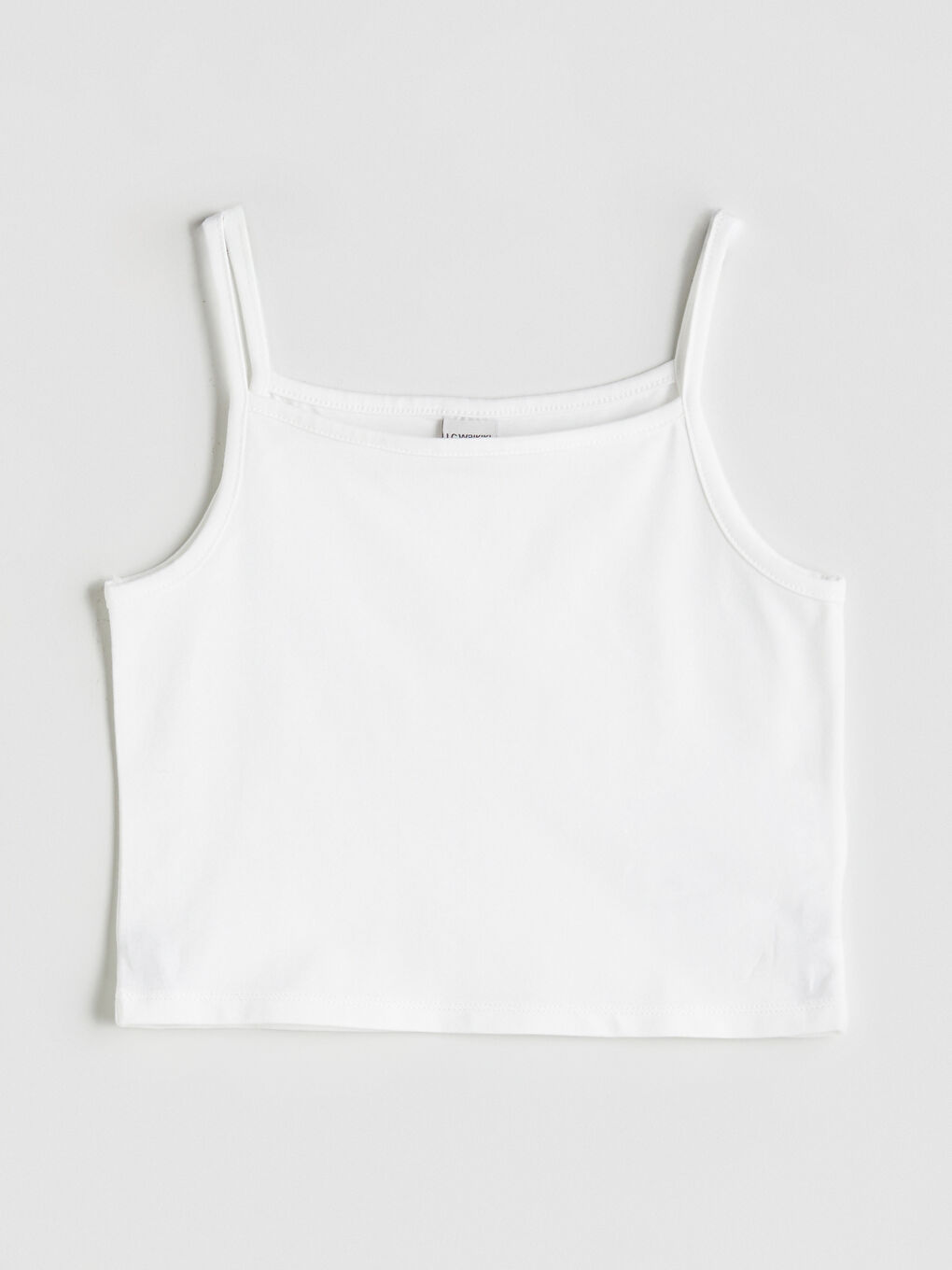 Ekru Bisiklet Yaka Kız Çocuk Bluz ve Atlet-4