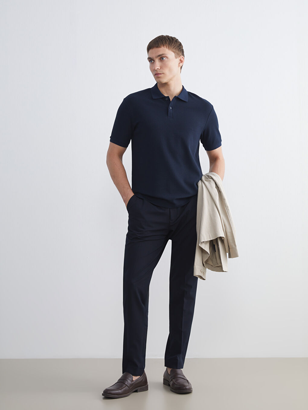 Muška majica kratkih rukava sa polo kragnom-1