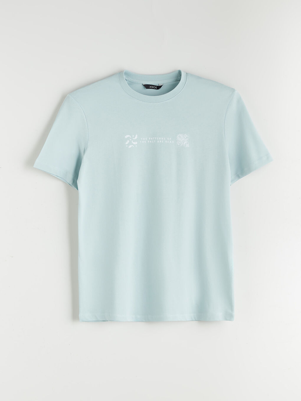 Crew Neck Printed Jersey Men's T-Shirt -S5R285Z8-G3L