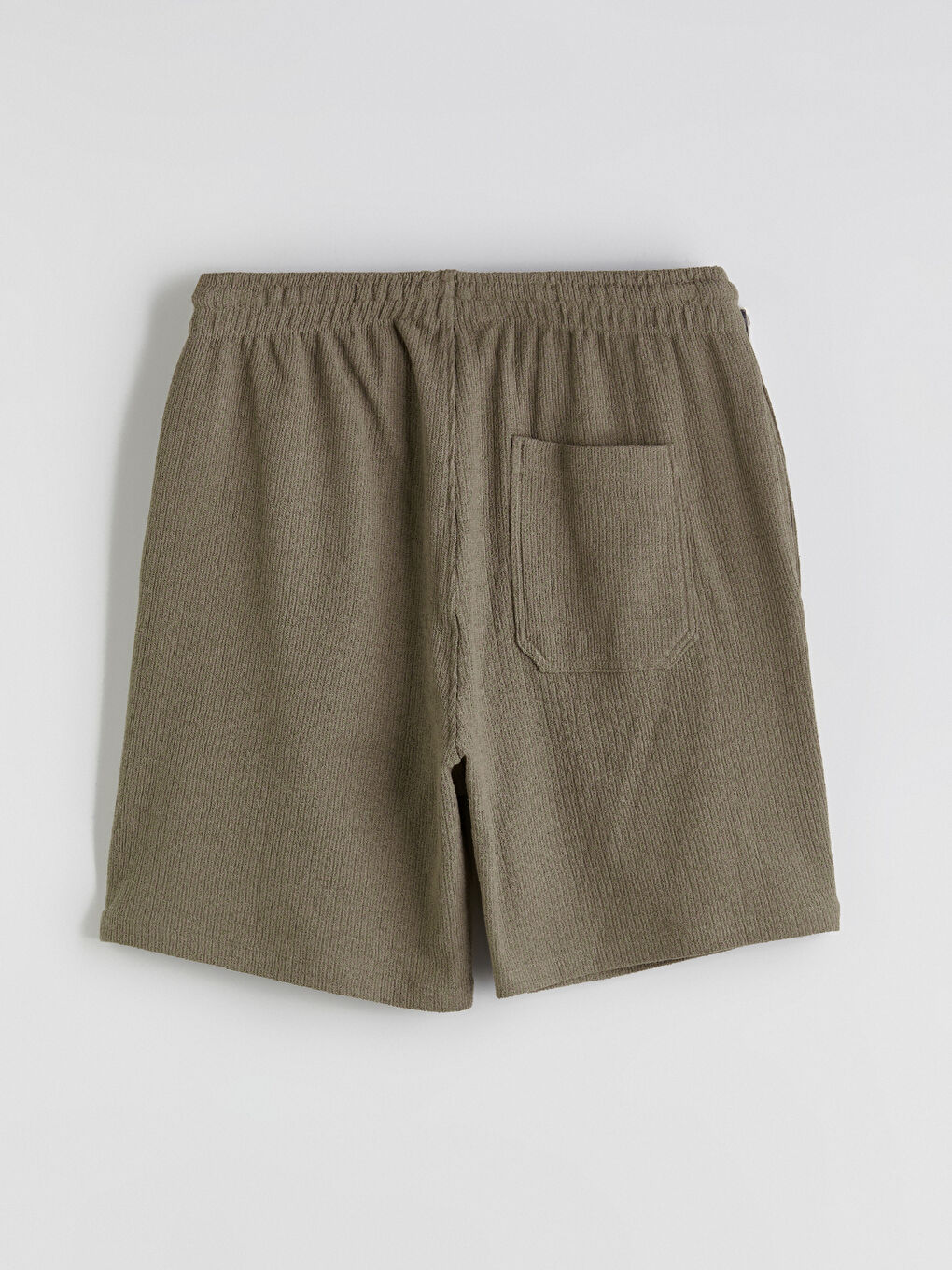 Kahverengi Standart Kalıp Erkek Şort-5