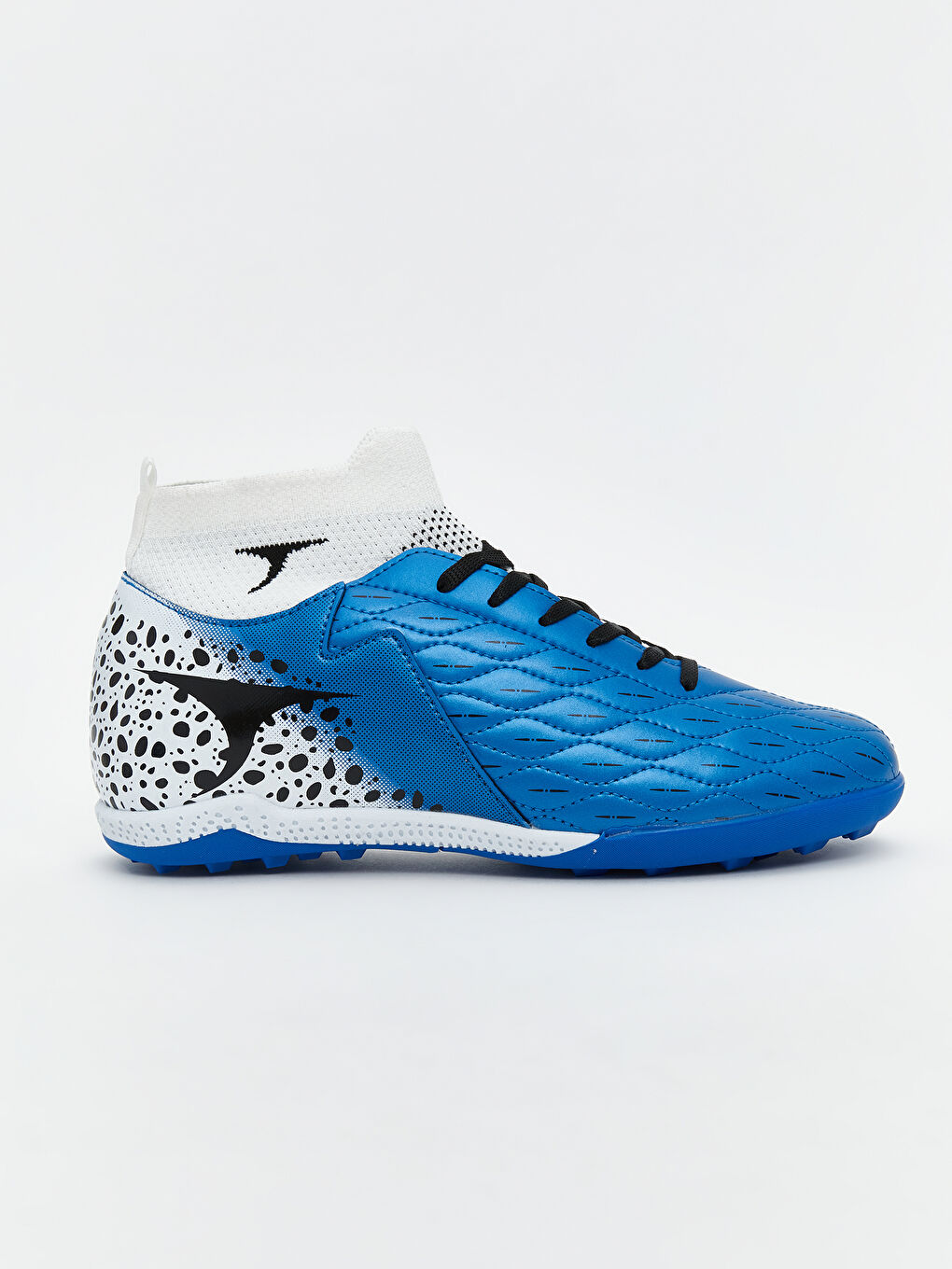 Mavi Desenli Erkek Çocuk Halı Saha Ayakkabısı-1