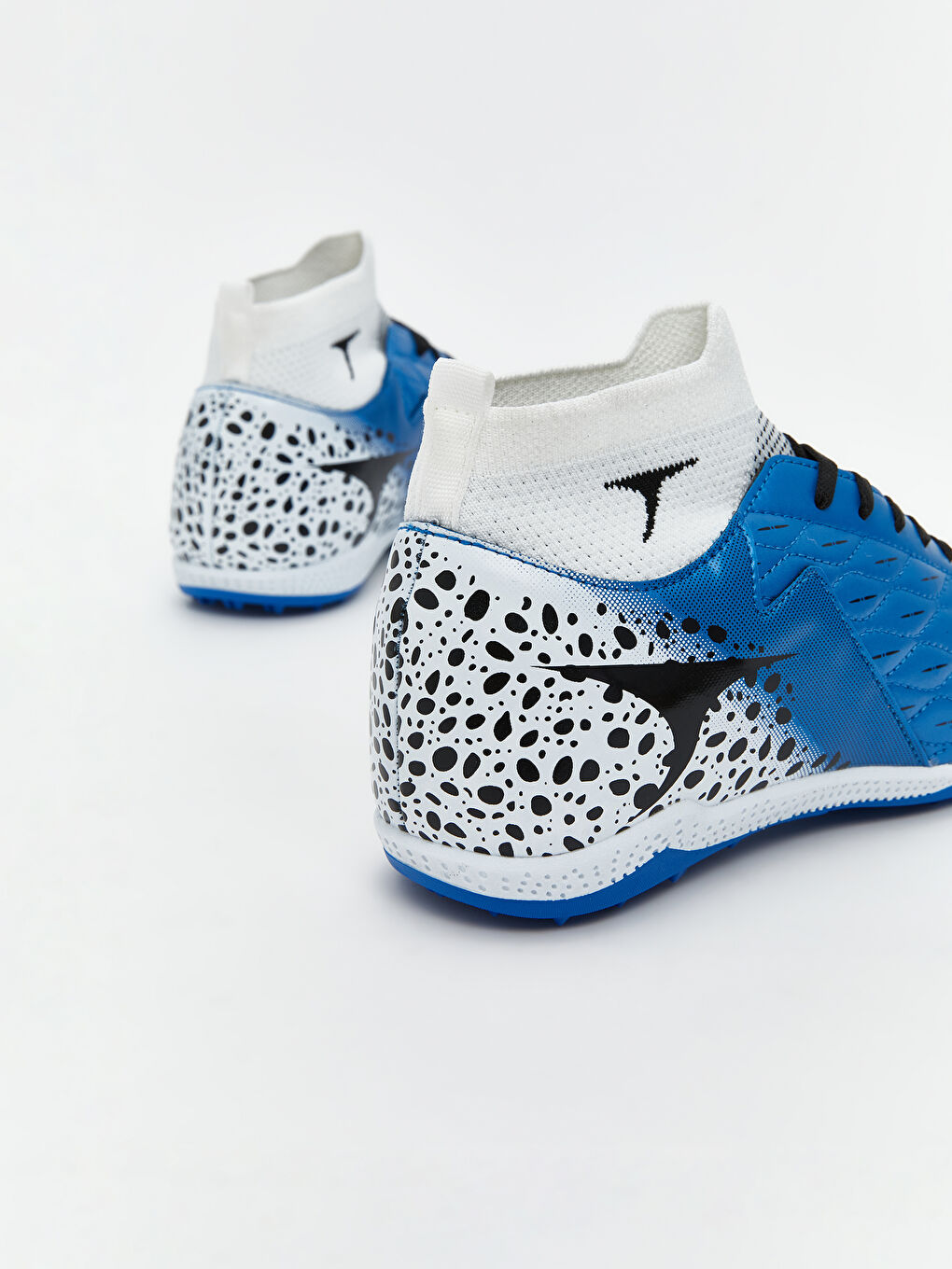 Mavi Desenli Erkek Çocuk Halı Saha Ayakkabısı-4