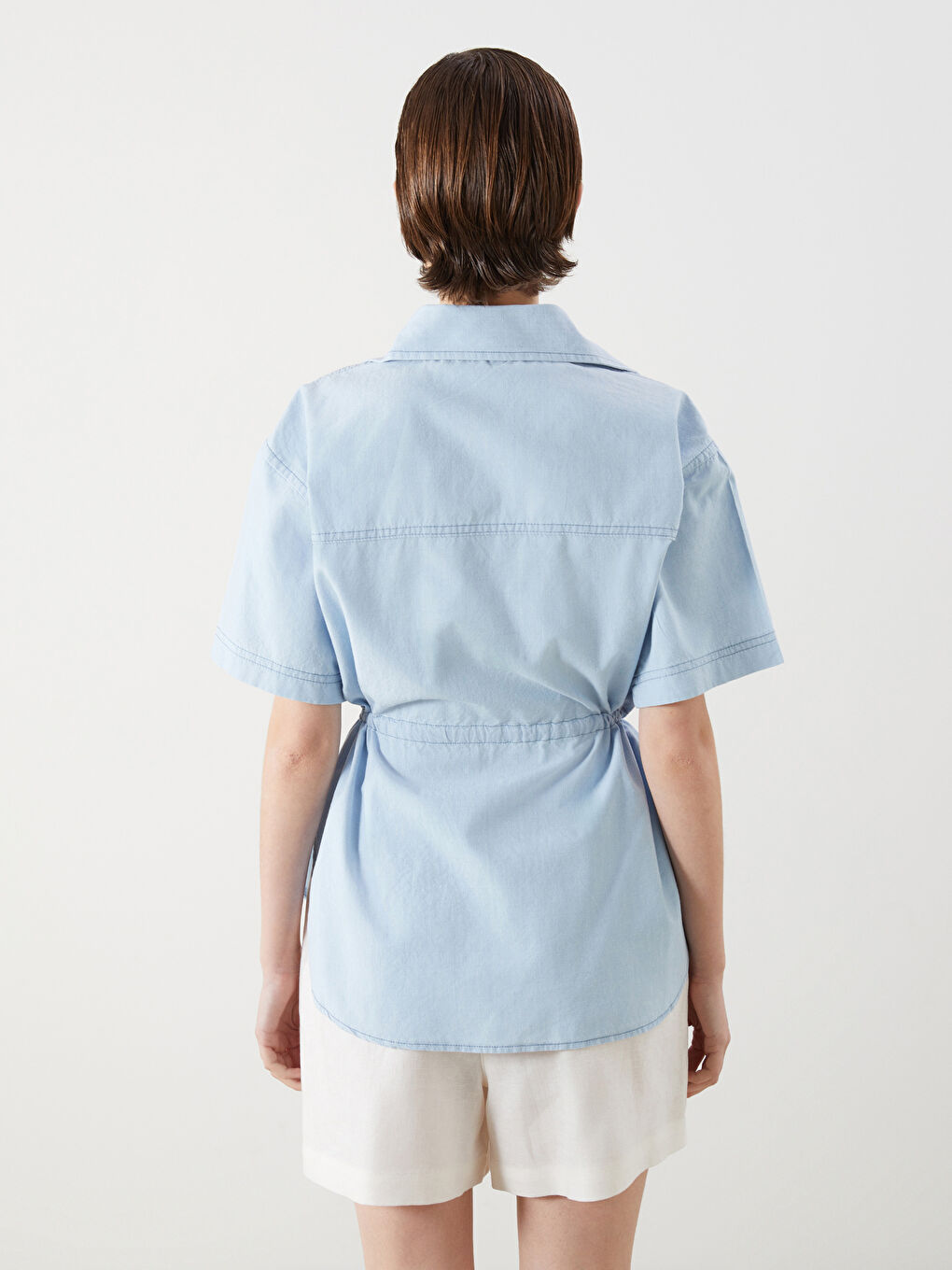 LCW Vision Woman INDIGO Denim Shirt -S5R299Z8-311