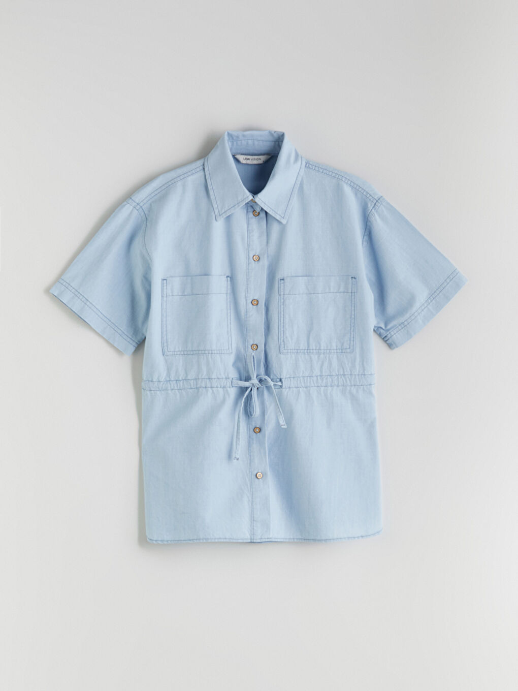 LCW Vision Woman INDIGO Denim Shirt -S5R299Z8-311