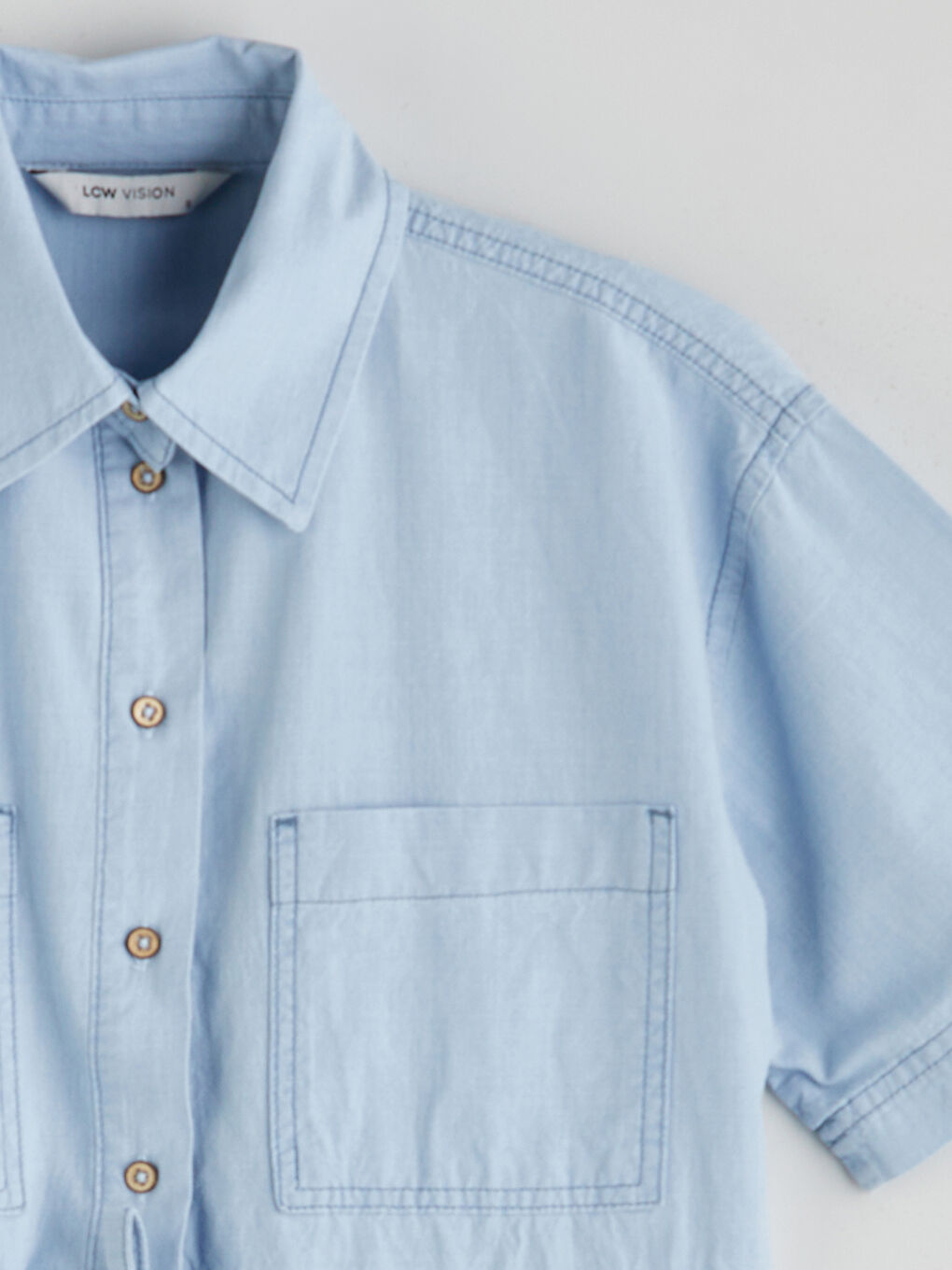 LCW Vision Woman INDIGO Denim Shirt -S5R299Z8-311